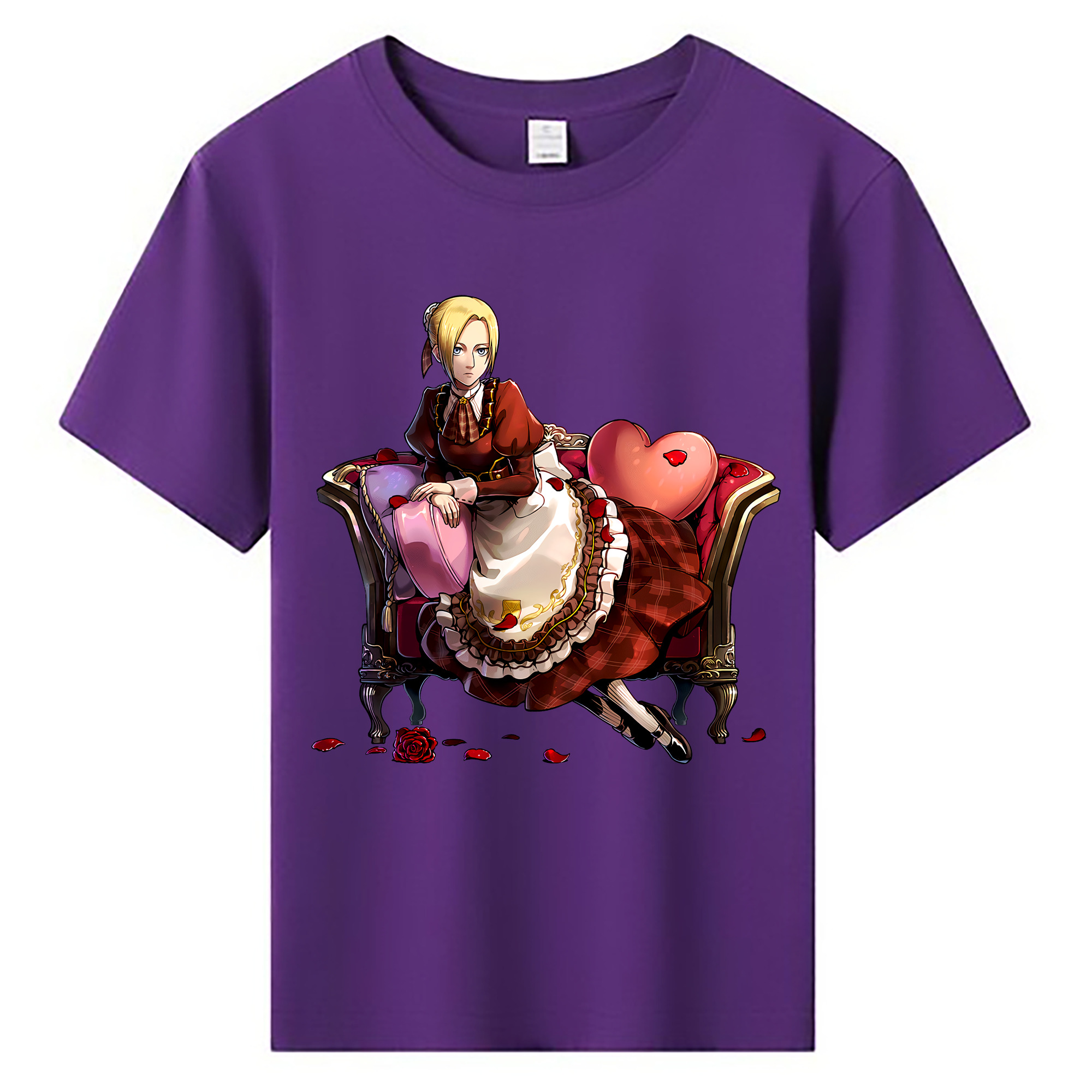 （画像用） 進撃の巨人 アニ・レオンハート Attack on Titan Annie Leonhart 綿100％キッズTシャツ（フロントプリント）