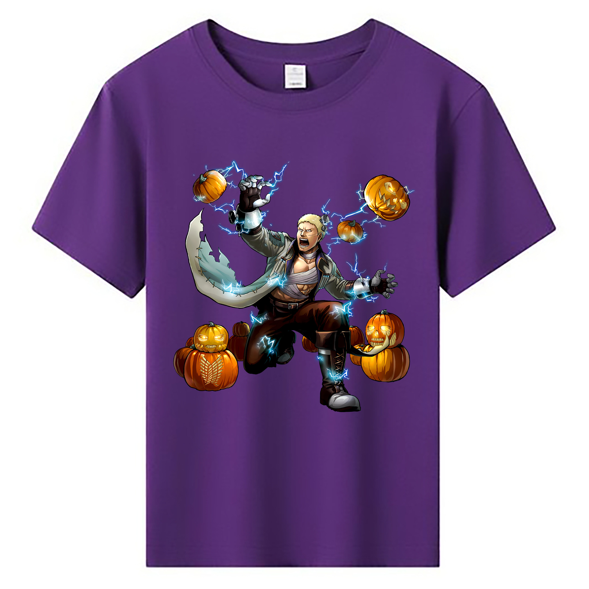 （画像用） 進撃の巨人 ライナー・ブラウン Attack on Titan Reiner Braun 綿100％キッズTシャツ（フロントプリント）
