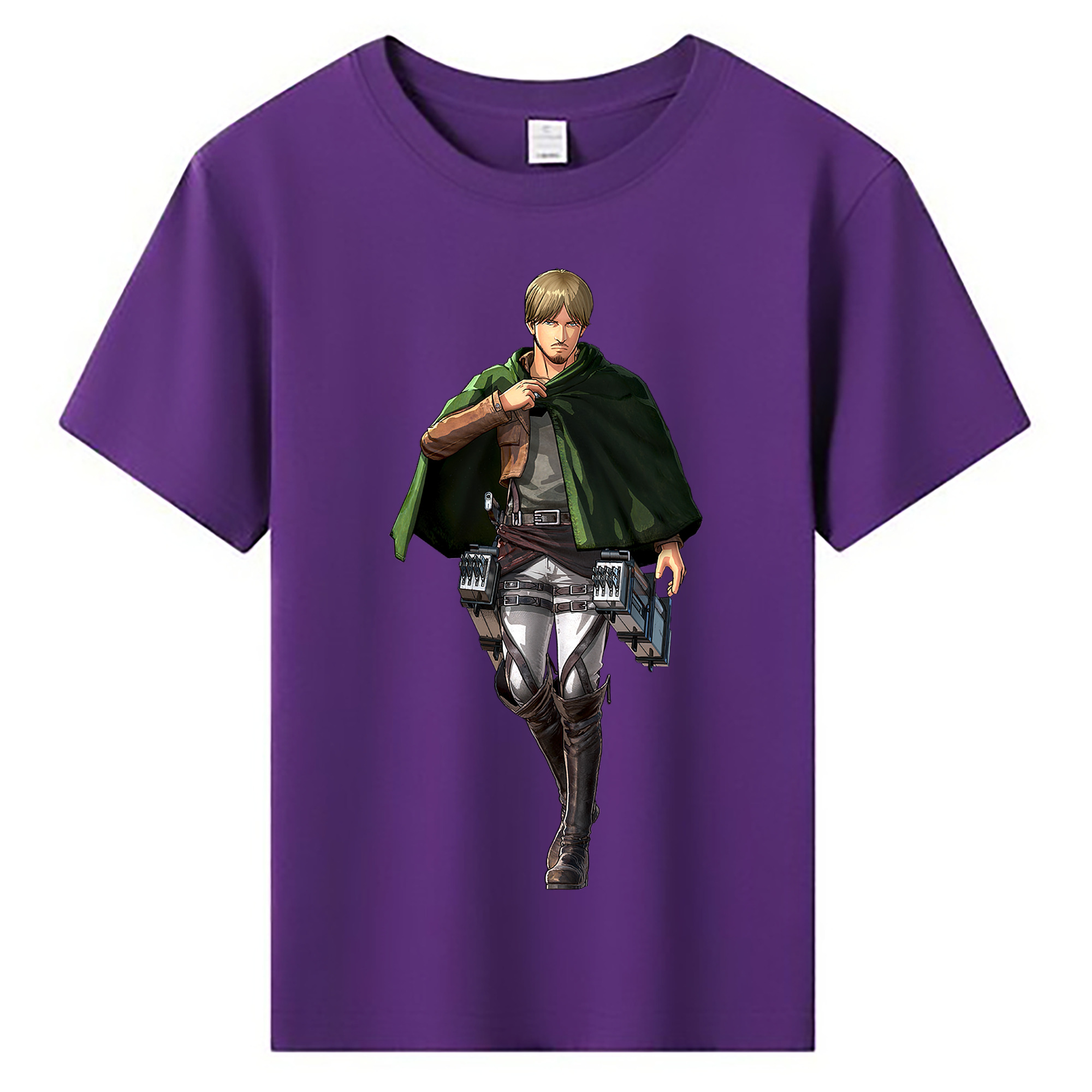 （画像用） 進撃の巨人 ミケ·ザカリアス Attack on Titan Mike Zakarius 綿100％キッズTシャツ（フロントプリント）