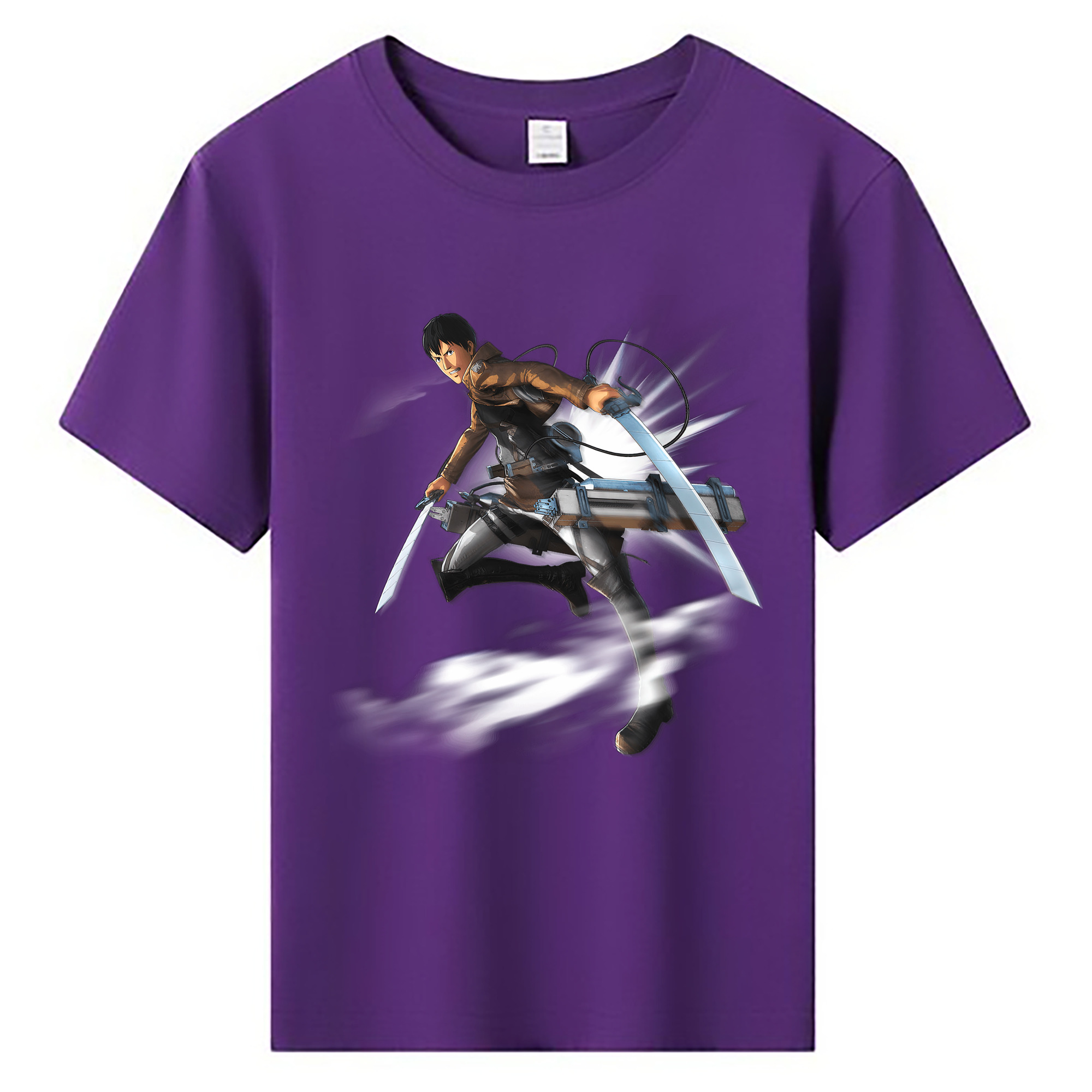 （画像用） 進撃の巨人 ベルトルト・フーバー Attack on Titan Bertholdt Hoover 綿100％キッズTシャツ（フロントプリント）