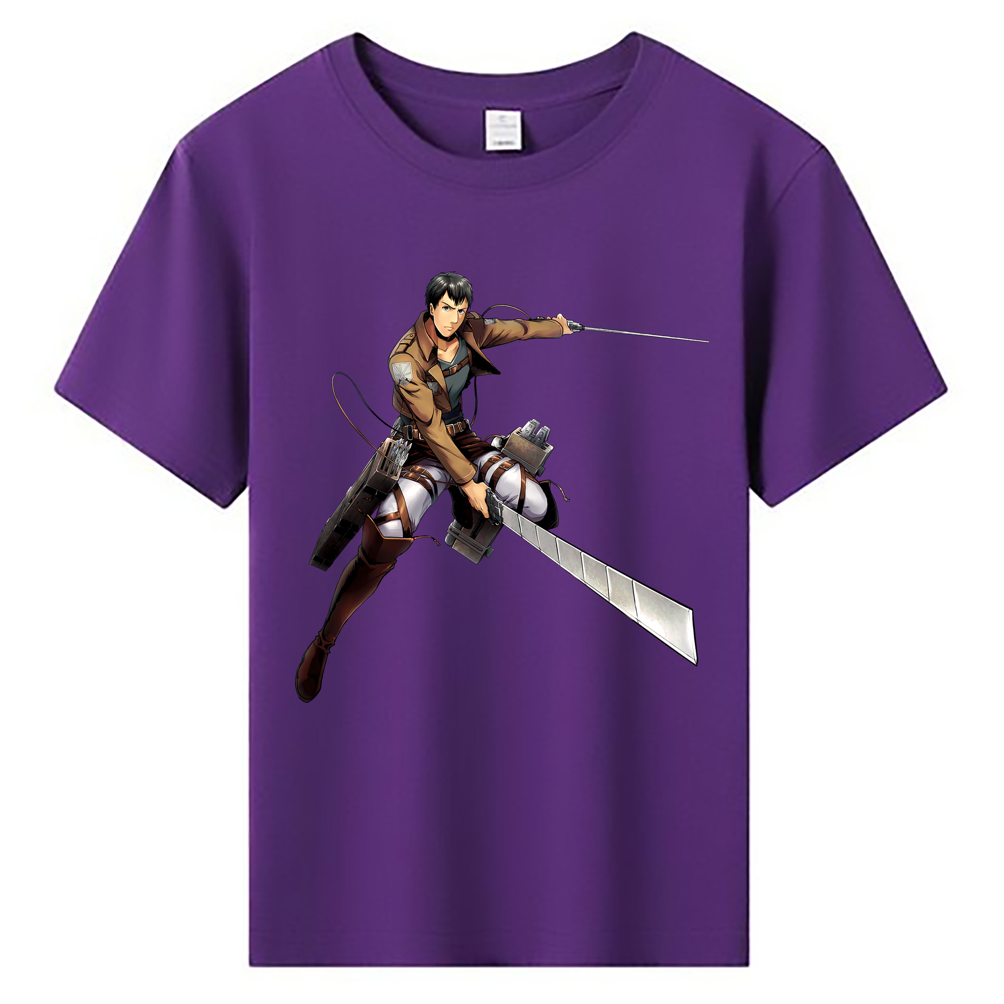 （画像用） 進撃の巨人 ベルトルト・フーバー Attack on Titan Bertholdt Hoover 綿100％キッズTシャツ（フロントプリント）