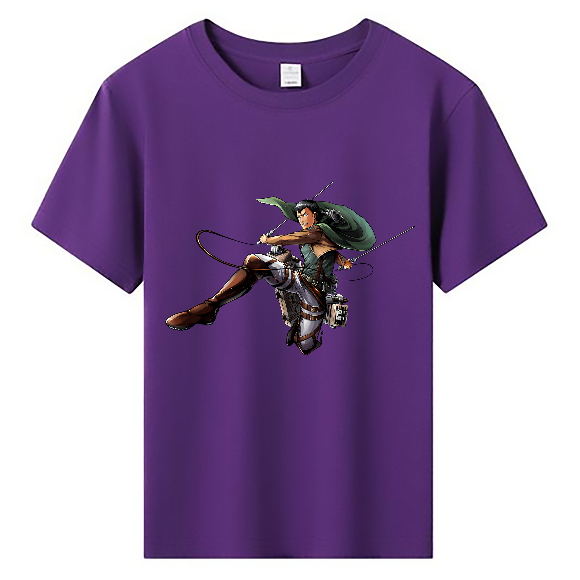 （画像用） 進撃の巨人 ベルトルト・フーバー Attack on Titan Bertholdt Hoover 綿100％キッズTシャツ（フロントプリント）