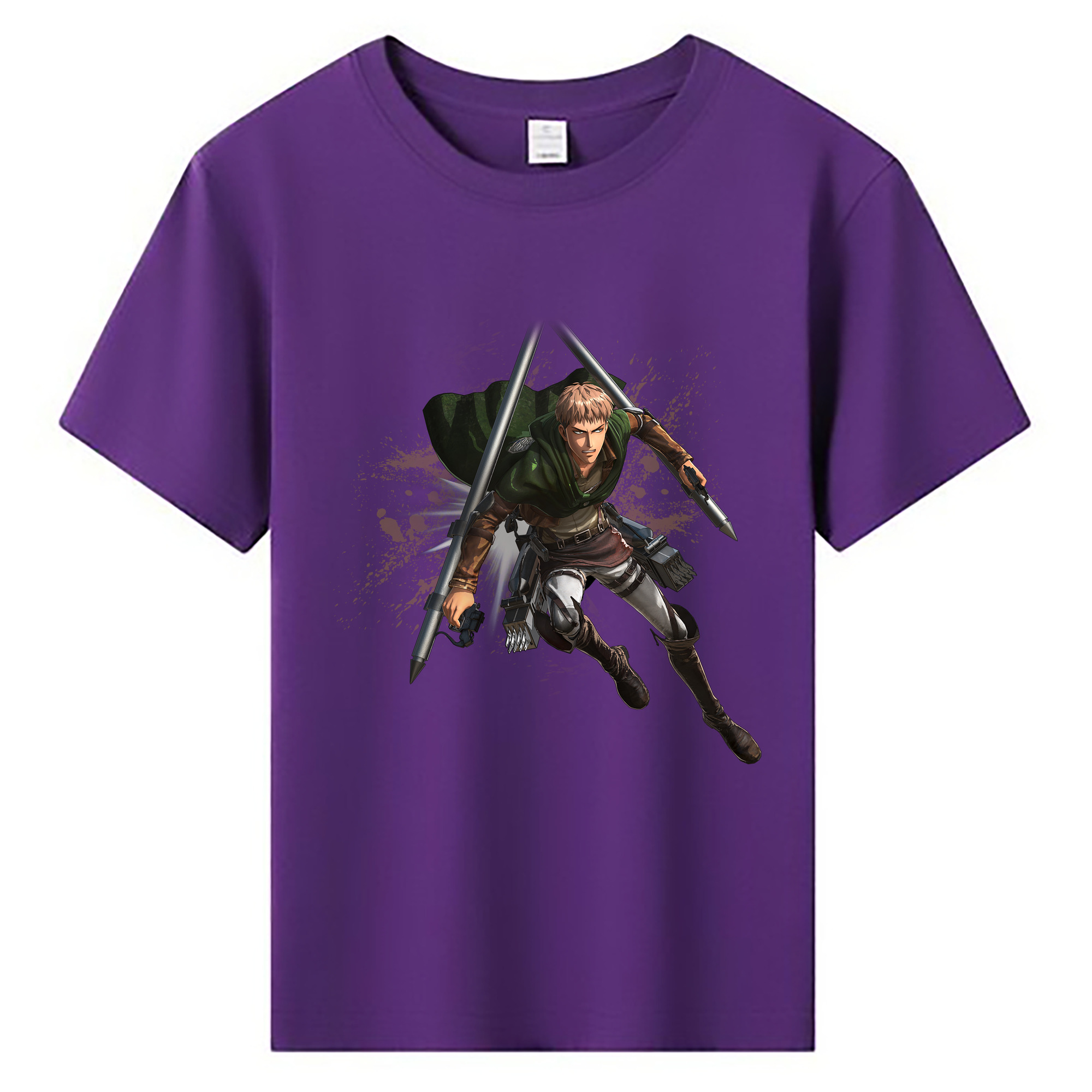 （画像用） 進撃の巨人 ジャン・キルシュタイン Attack on Titan Jean Kirstein 綿100％キッズTシャツ（フロントプリント）