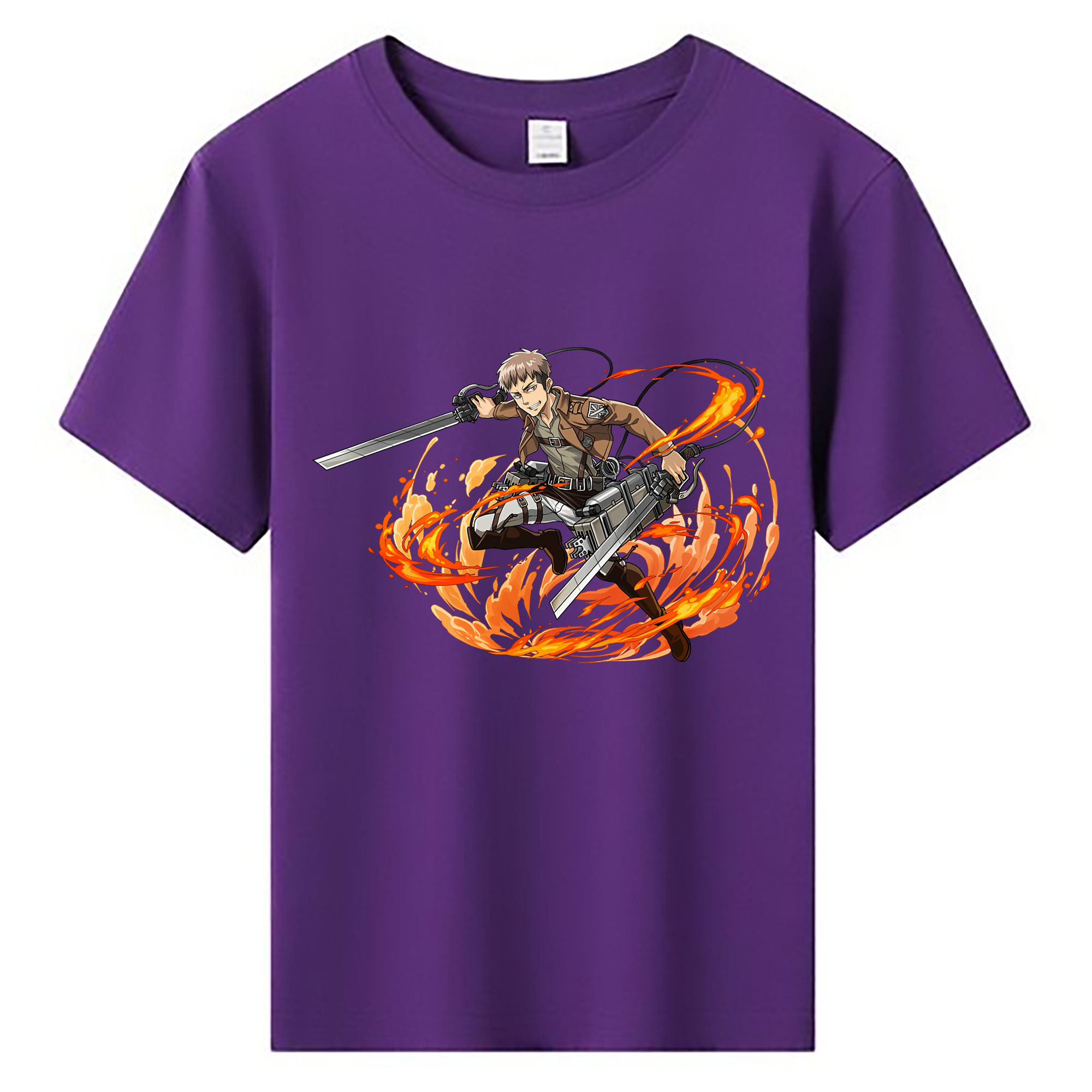 （画像用） 進撃の巨人 ジャン・キルシュタイン Attack on Titan Jean Kirstein 綿100％キッズTシャツ（フロントプリント）