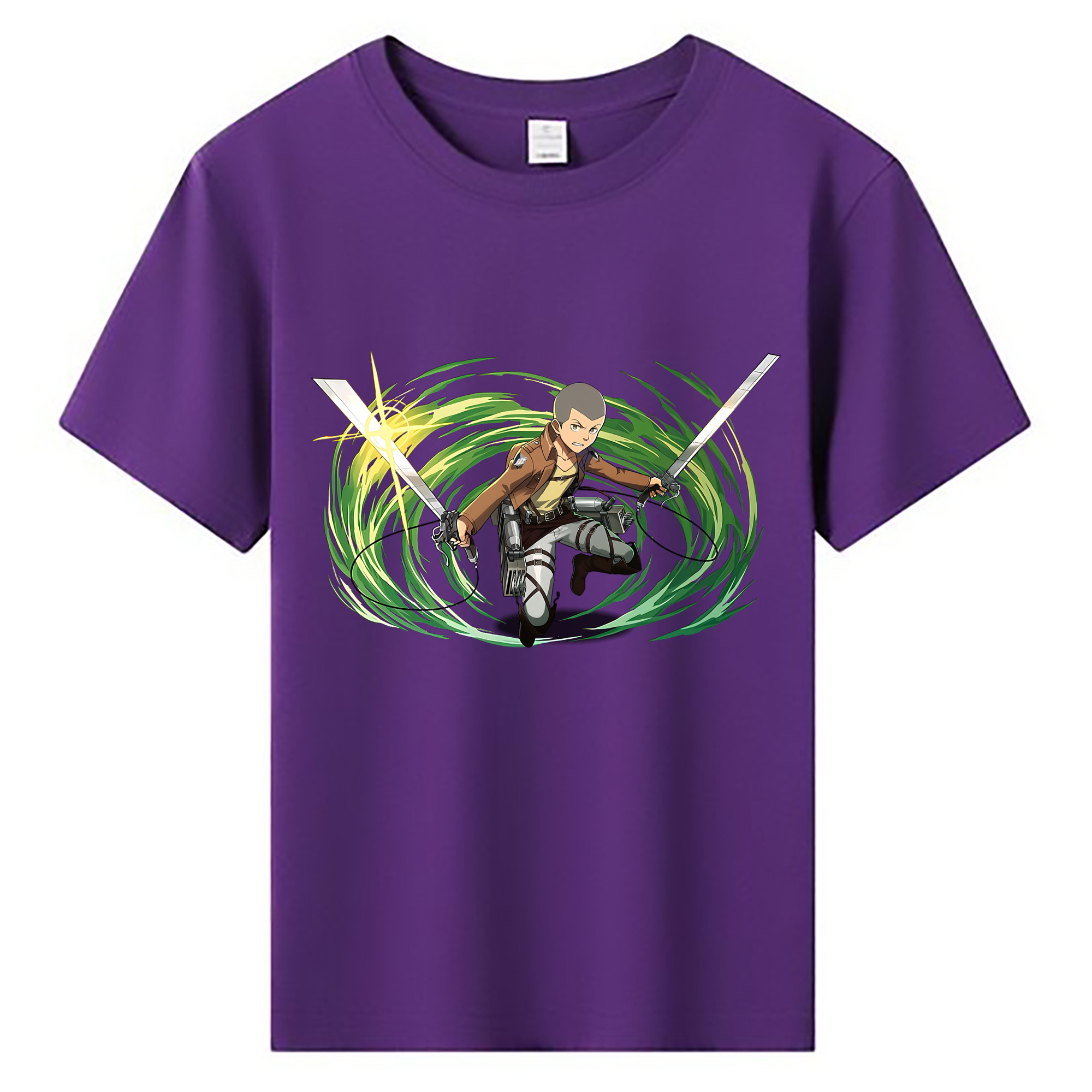 （画像用） 進撃の巨人 コニー·スプリンガー Attack on Titan Connie Springer 綿100％キッズTシャツ（フロントプリント）