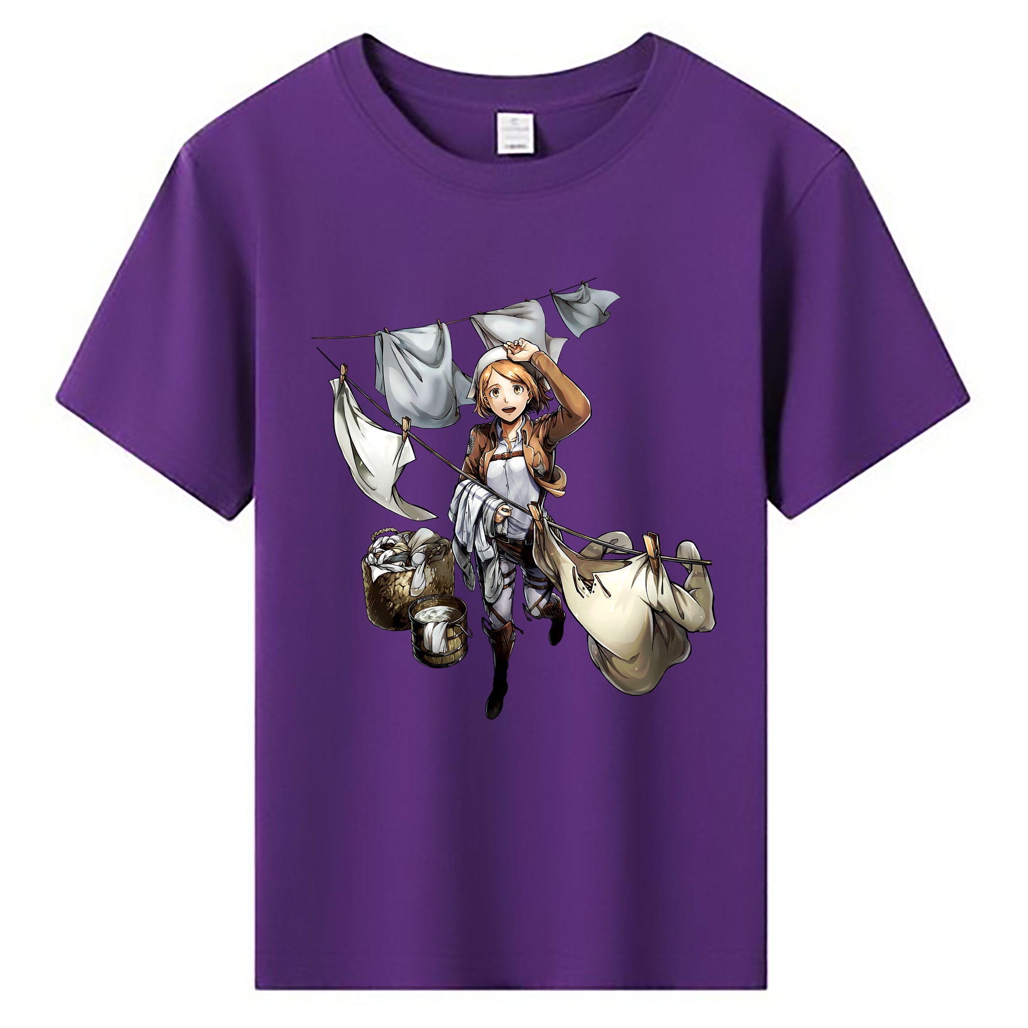 （画像用） 進撃の巨人 ペトラ·ラル Attack on Titan Petra Rall 綿100％キッズTシャツ（フロントプリント）