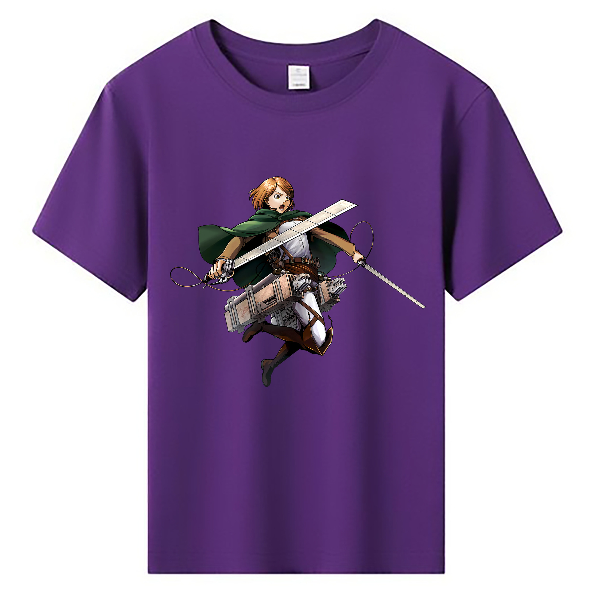 （画像用） 進撃の巨人 ペトラ·ラル Attack on Titan Petra Rall 綿100％キッズTシャツ（フロントプリント）