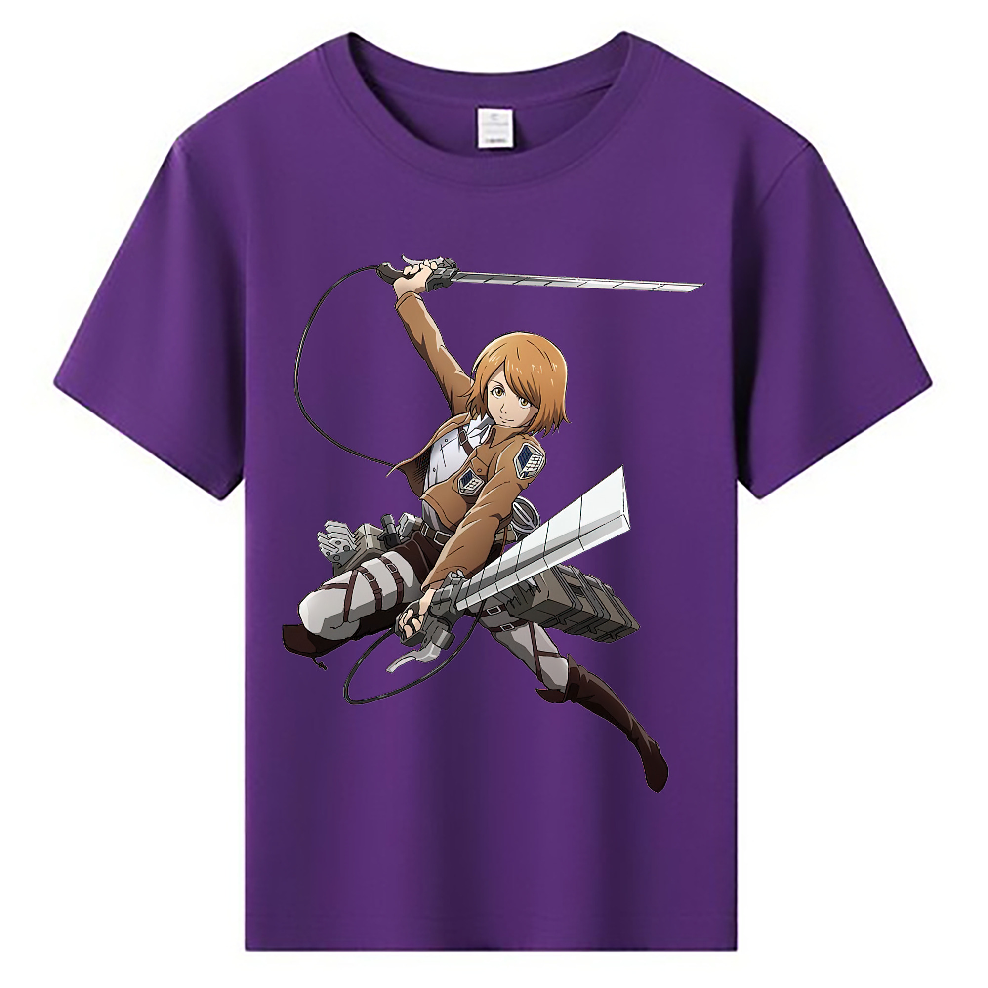 （画像用） 進撃の巨人 ペトラ·ラル Attack on Titan Petra Rall 綿100％キッズTシャツ（フロントプリント）