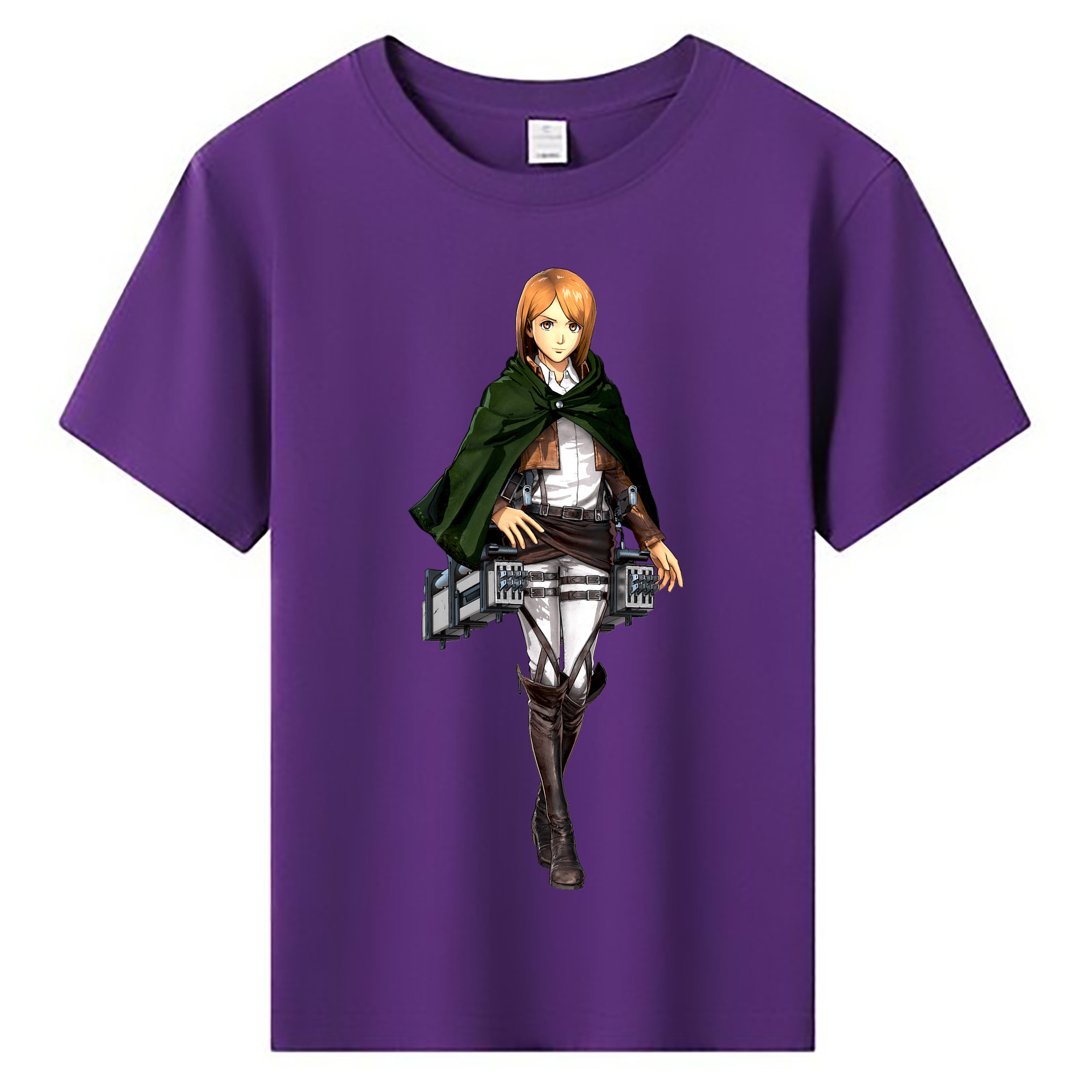 （画像用） 進撃の巨人 ペトラ·ラル Attack on Titan Petra Rall 綿100％キッズTシャツ（フロントプリント）