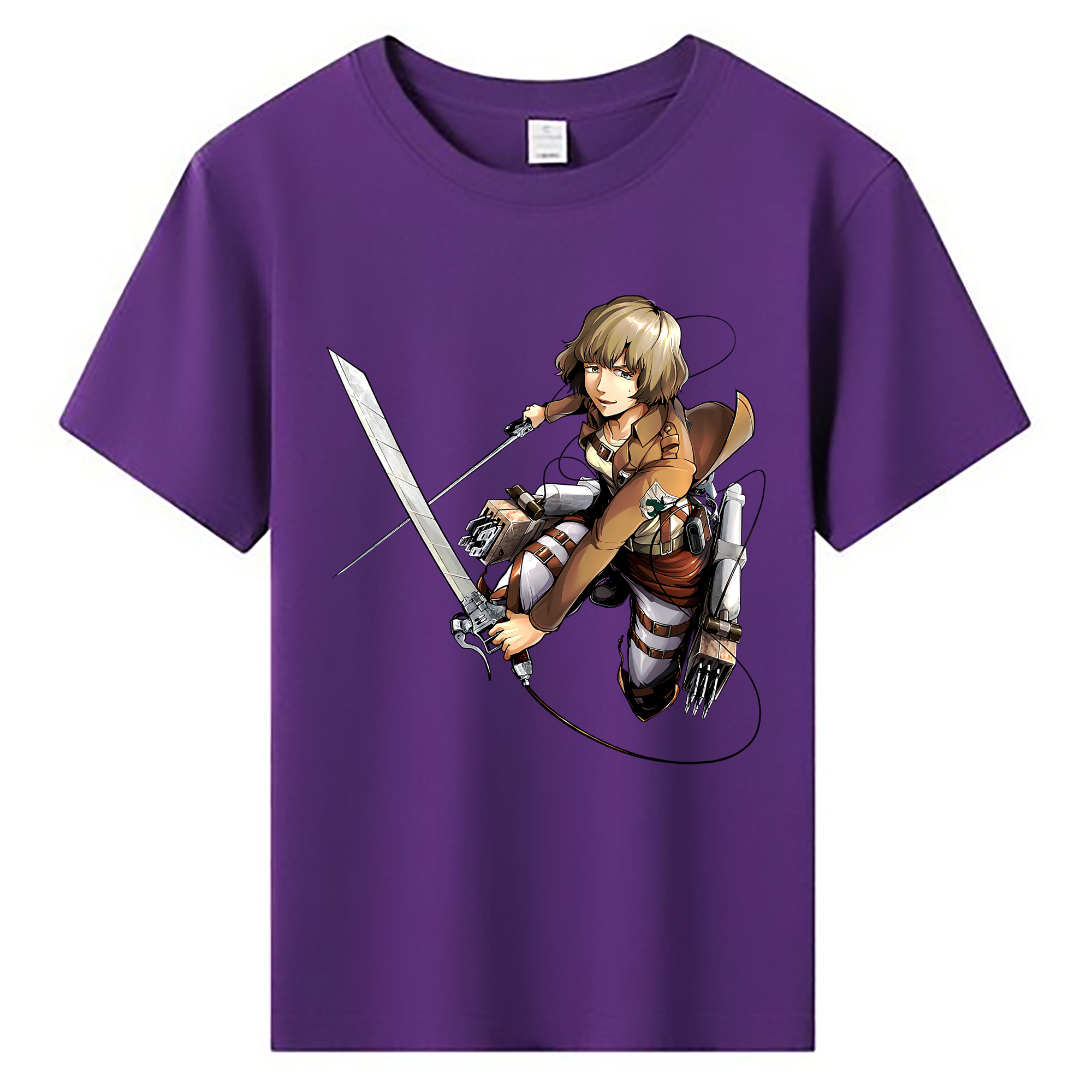 （画像用） 進撃の巨人 ヒツチ Attack on Titan Hitch 綿100％キッズTシャツ（フロントプリント）