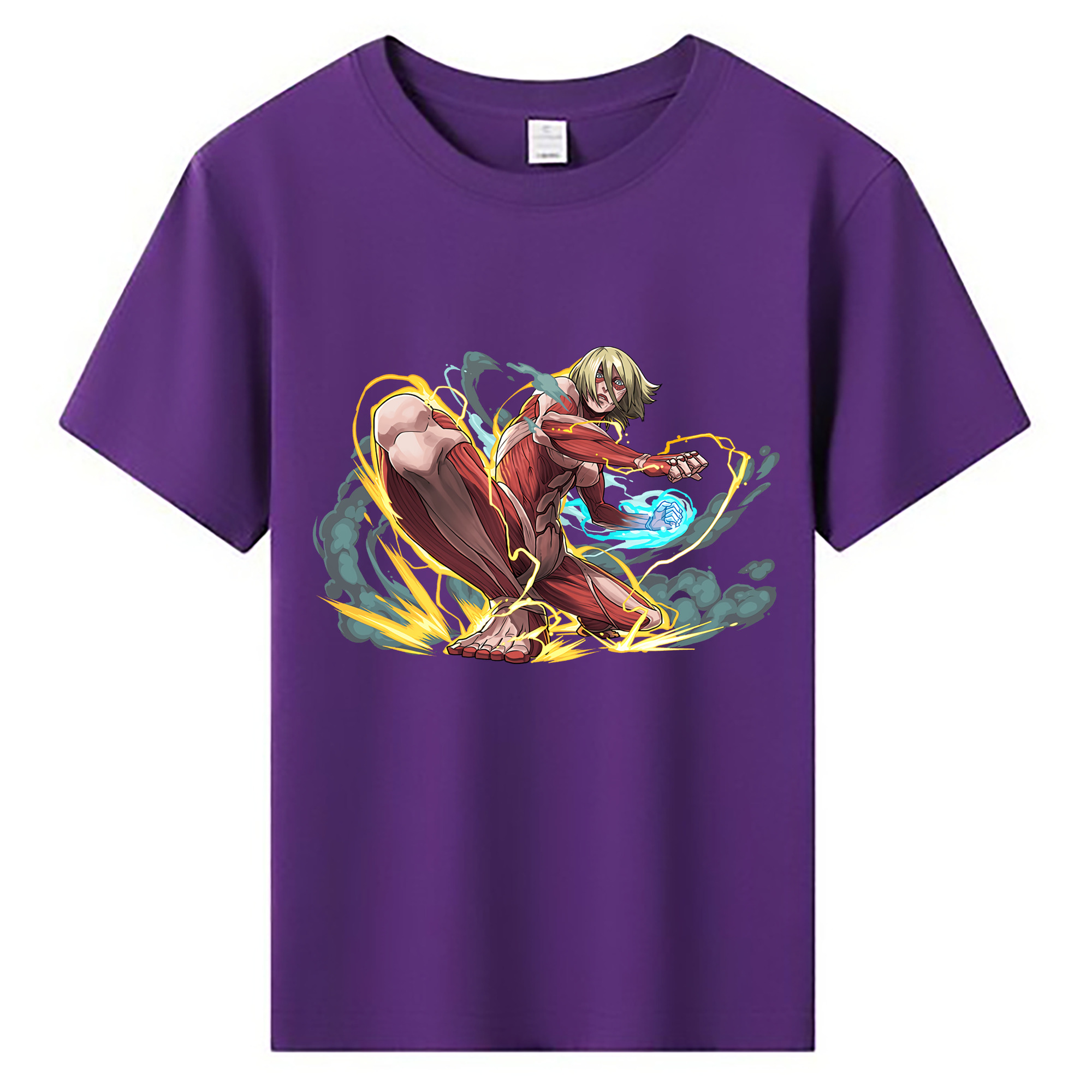 （画像用） 進撃の巨人 Attack on Titan 綿100％キッズTシャツ（フロントプリント）