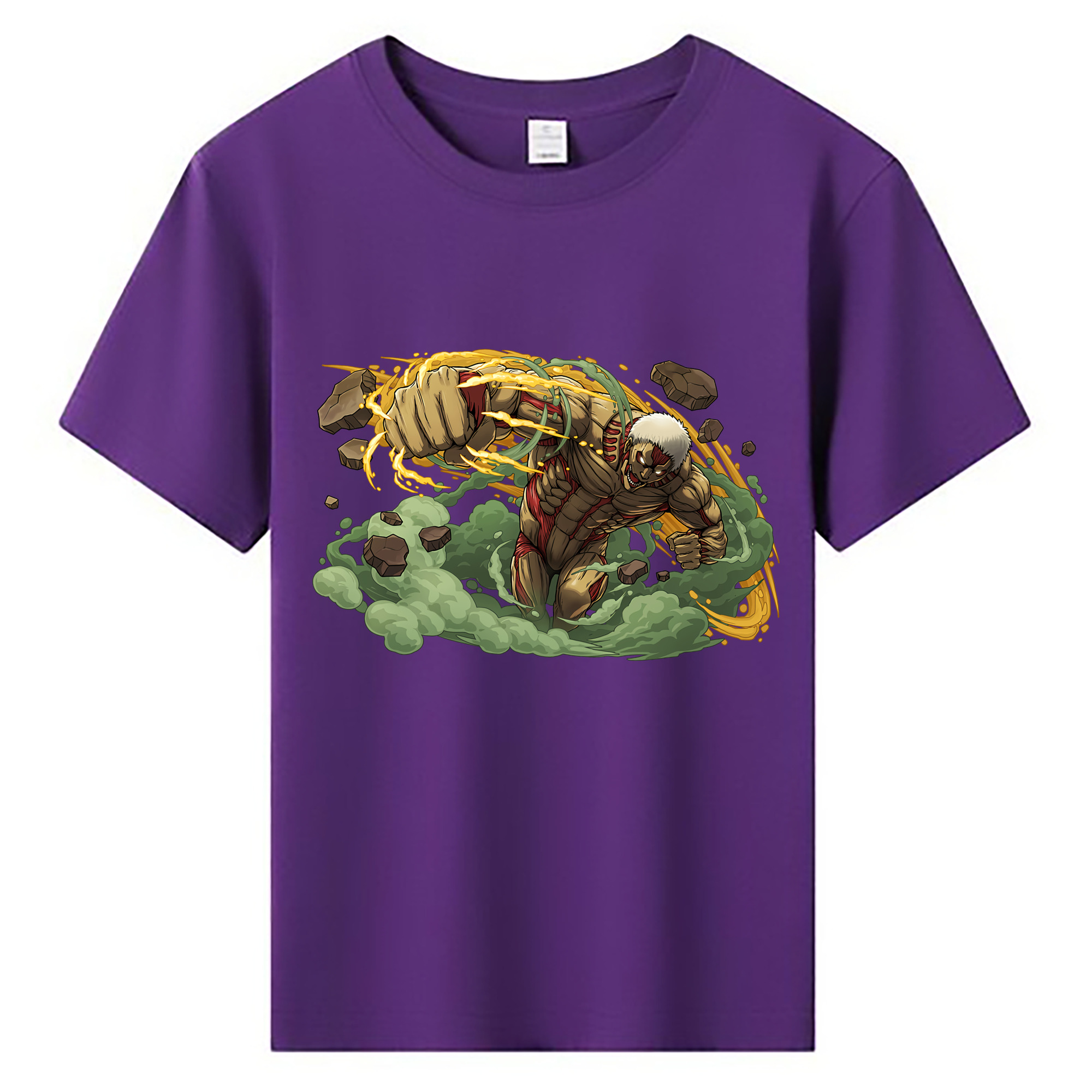 （画像用） 進撃の巨人 Attack on Titan 綿100％キッズTシャツ（フロントプリント）