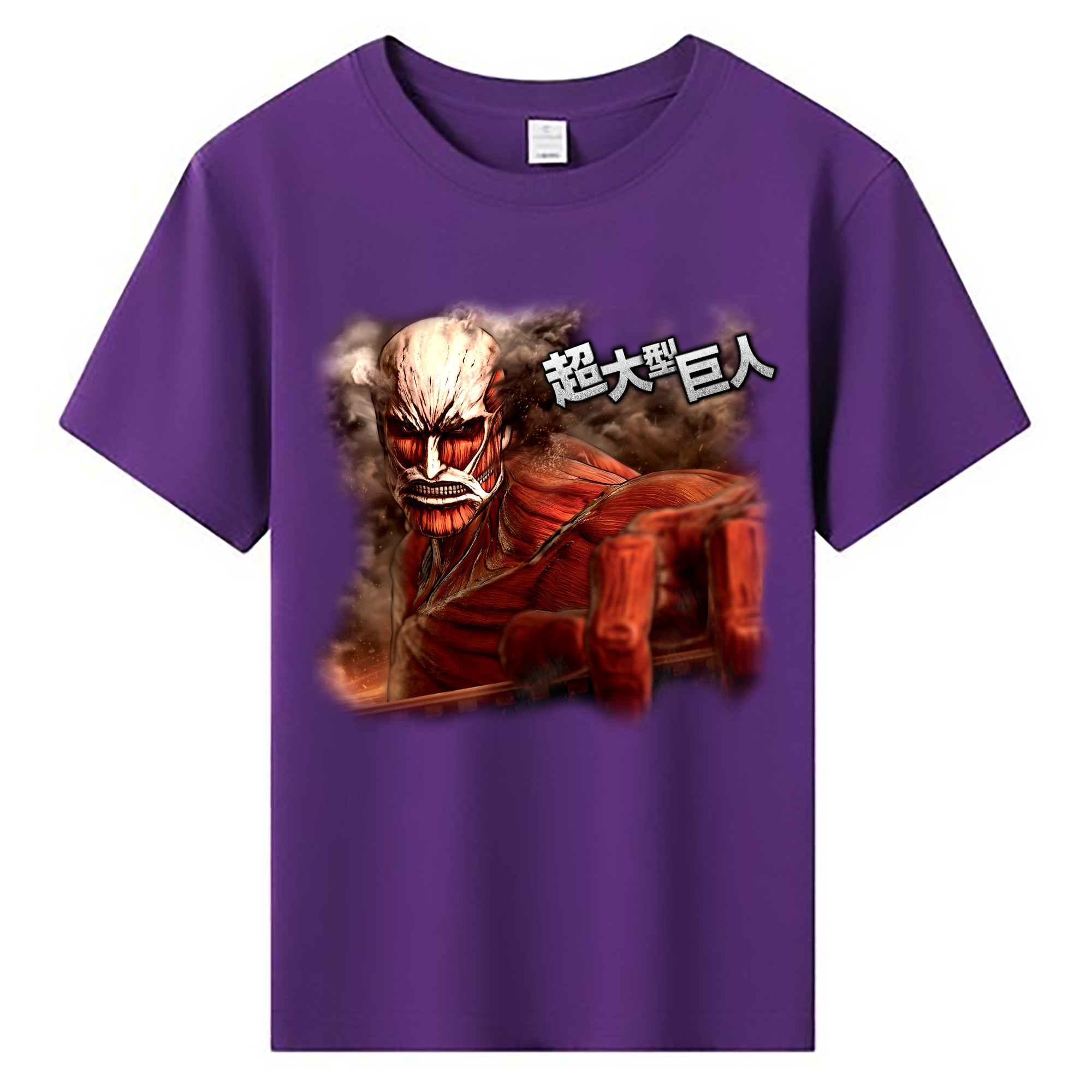 （画像用） 進撃の巨人 Attack on Titan 綿100％キッズTシャツ（フロントプリント）