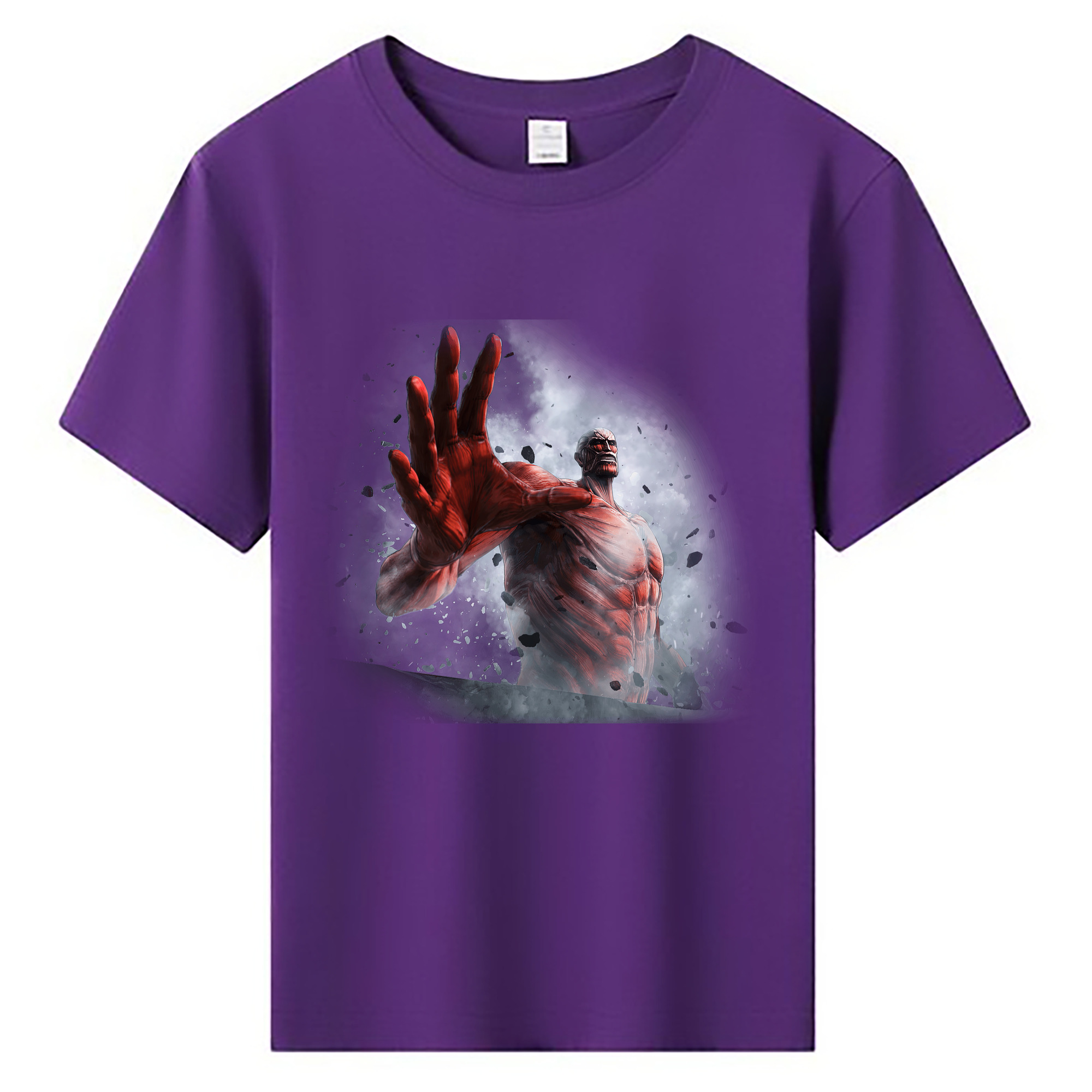 （画像用） 進撃の巨人 Attack on Titan 綿100％キッズTシャツ（フロントプリント）