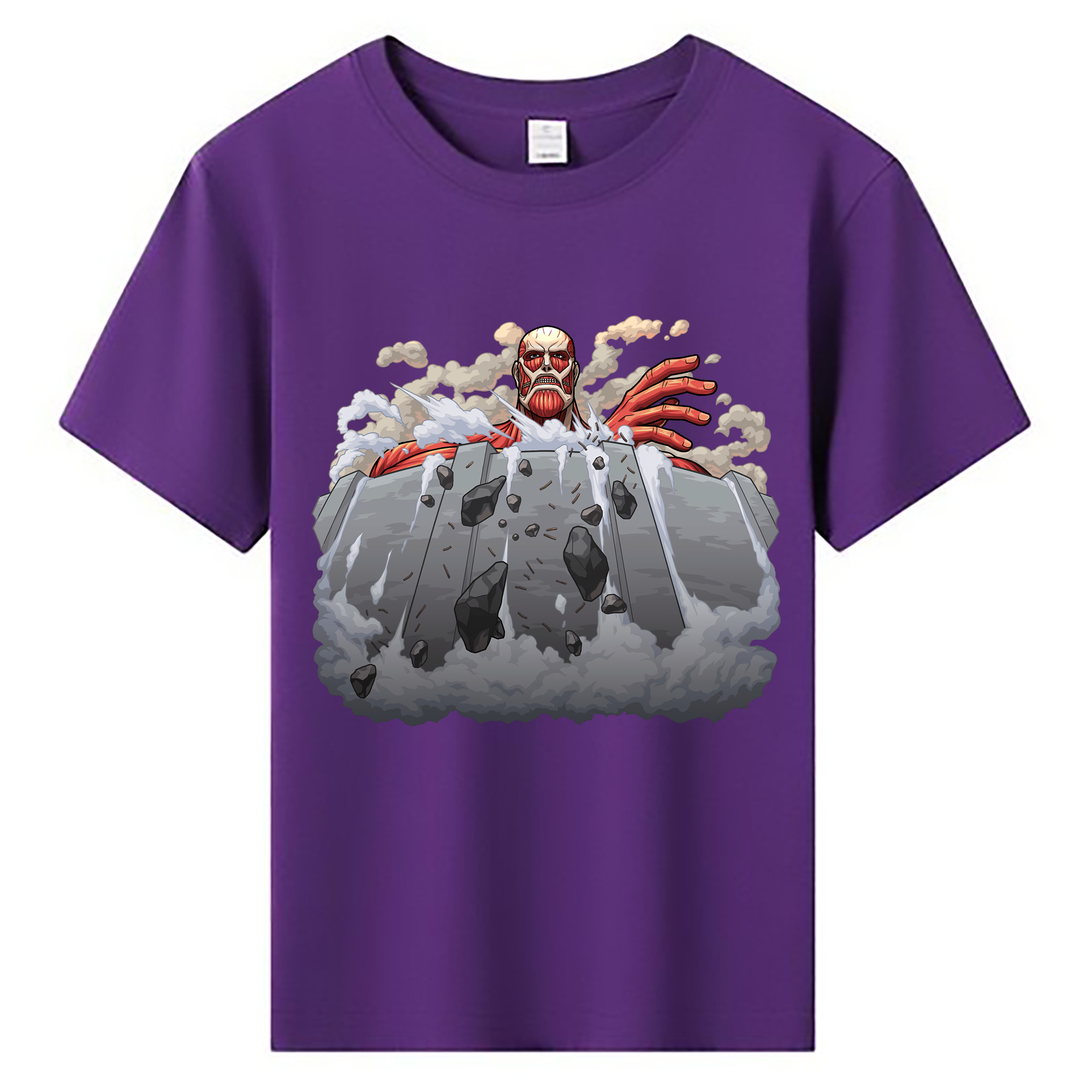 （画像用） 進撃の巨人 Attack on Titan 綿100％キッズTシャツ（フロントプリント）