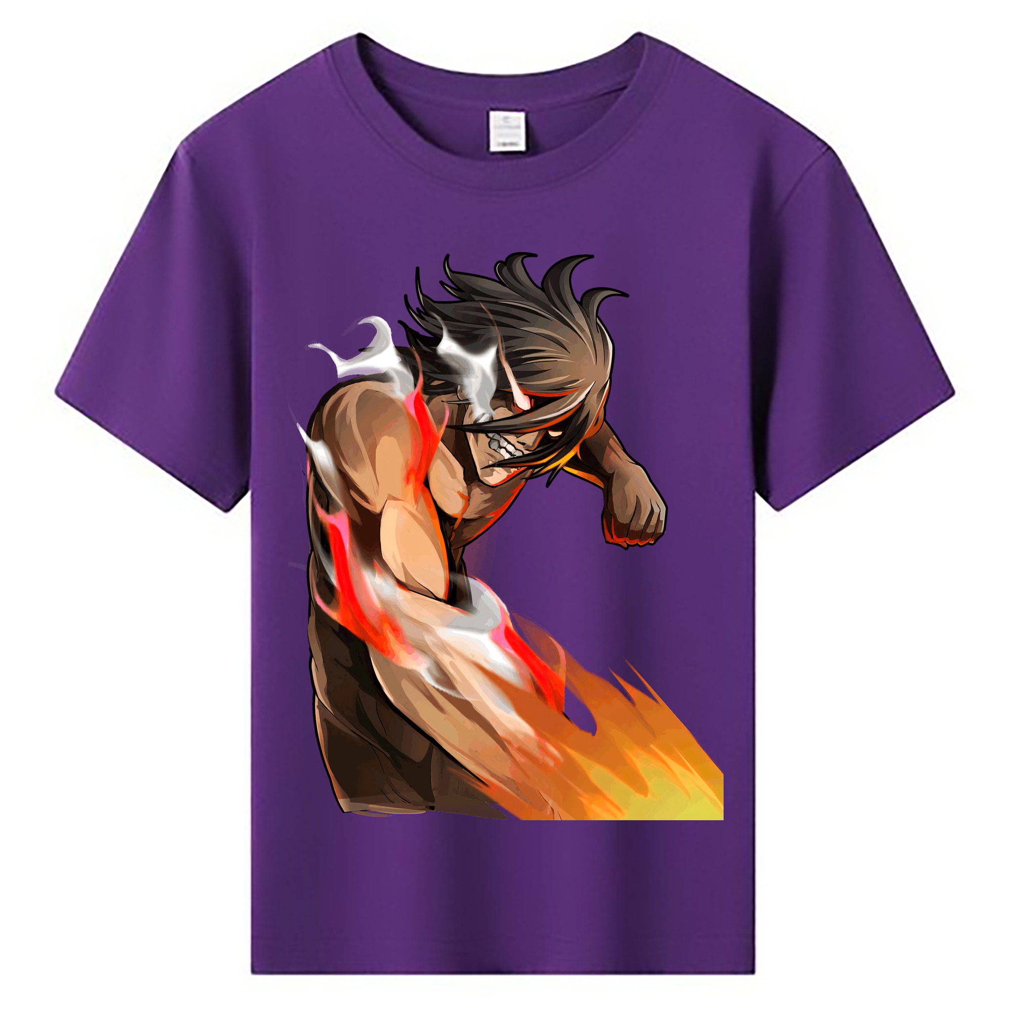 （画像用） 進撃の巨人 Attack on Titan 綿100％キッズTシャツ（フロントプリント）