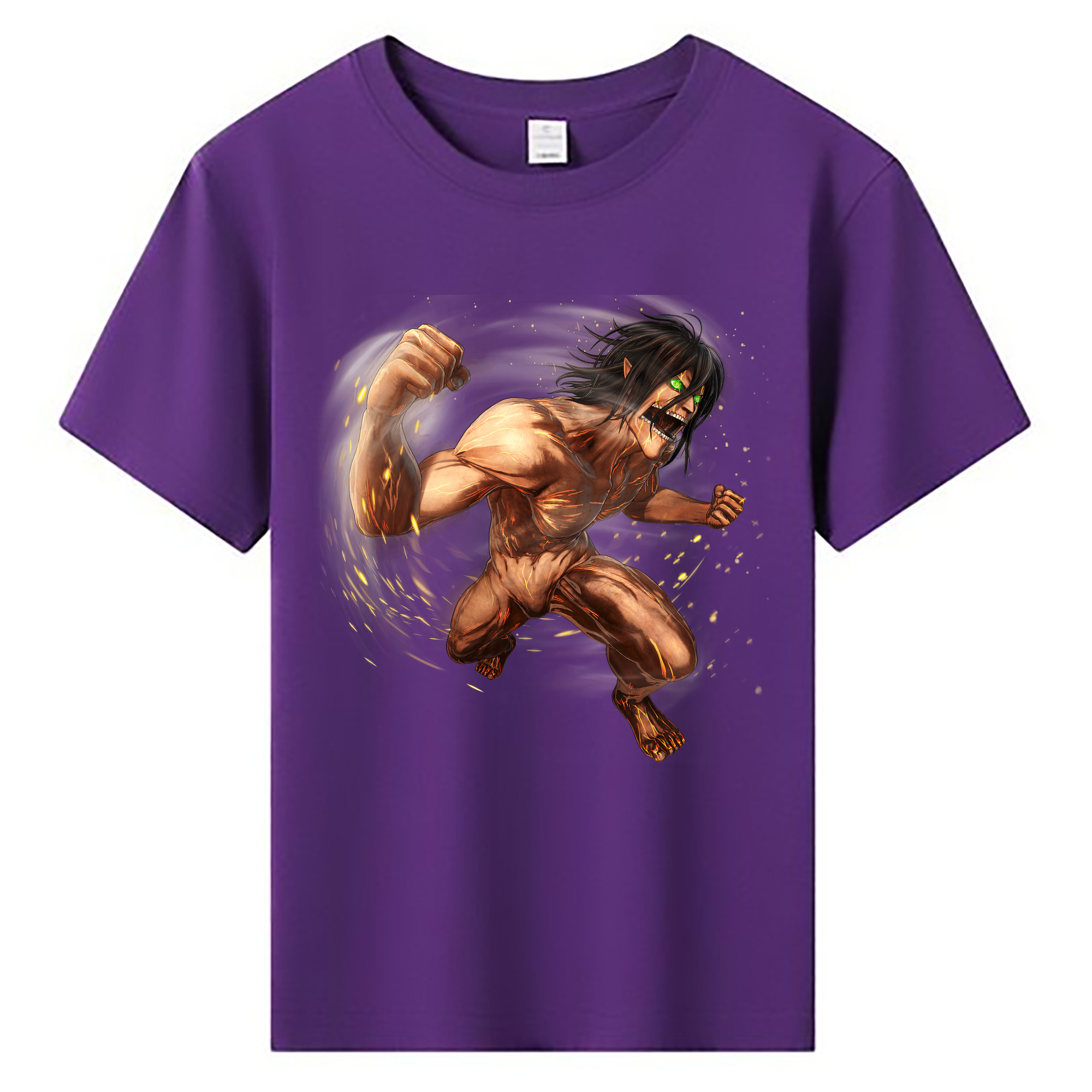 （画像用） 進撃の巨人 Attack on Titan 綿100％キッズTシャツ（フロントプリント）
