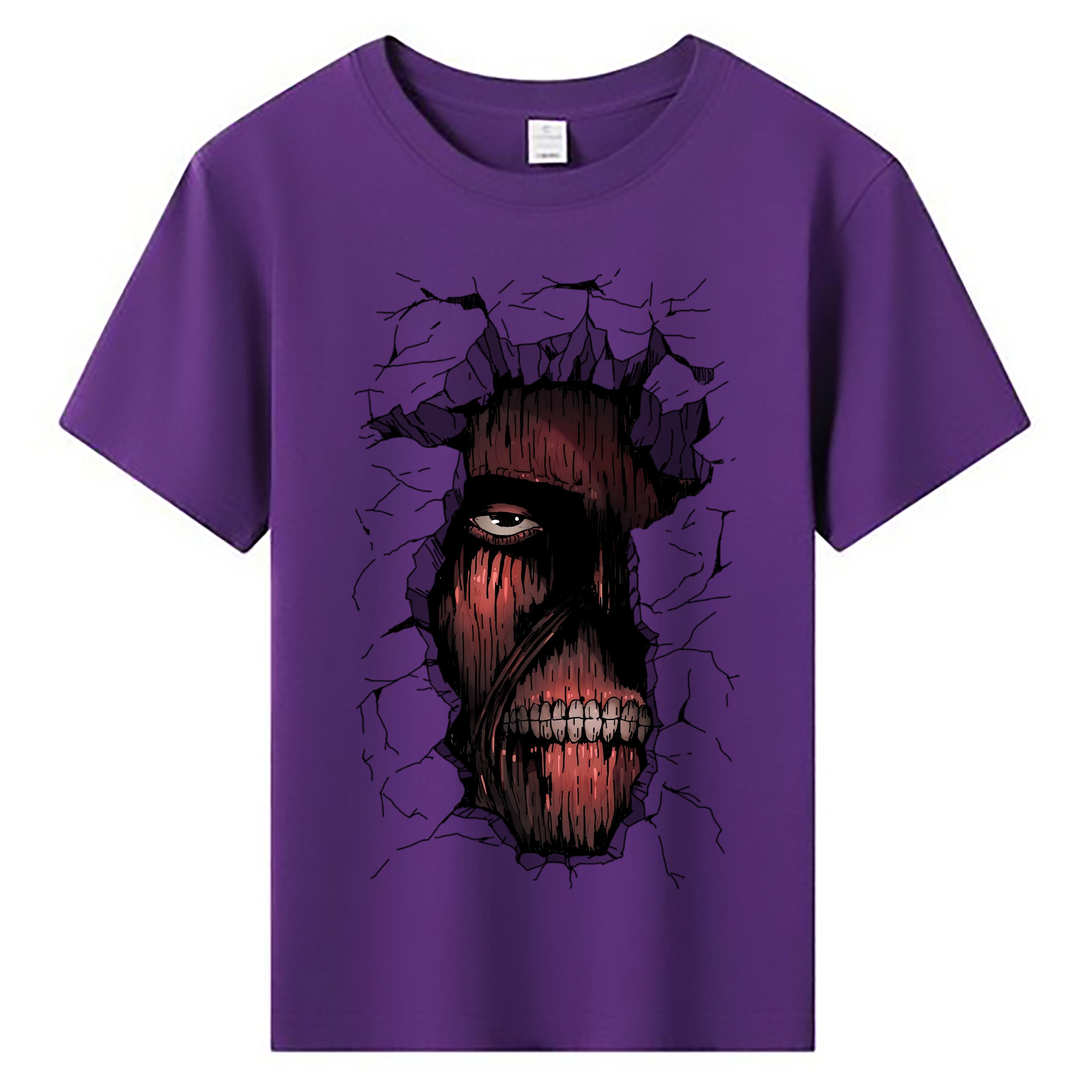 （画像用） 進撃の巨人 Attack on Titan 綿100％キッズTシャツ（フロントプリント）