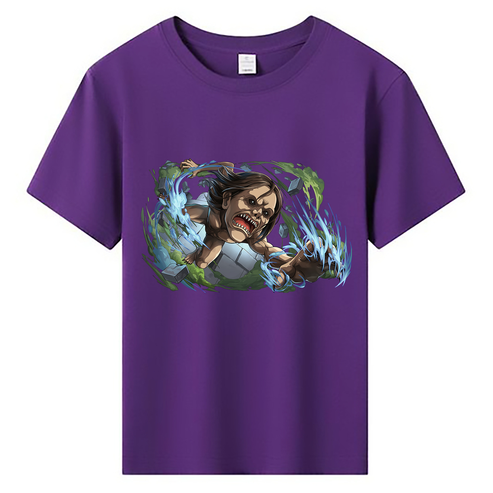 （画像用） 進撃の巨人 Attack on Titan 綿100％キッズTシャツ（フロントプリント）
