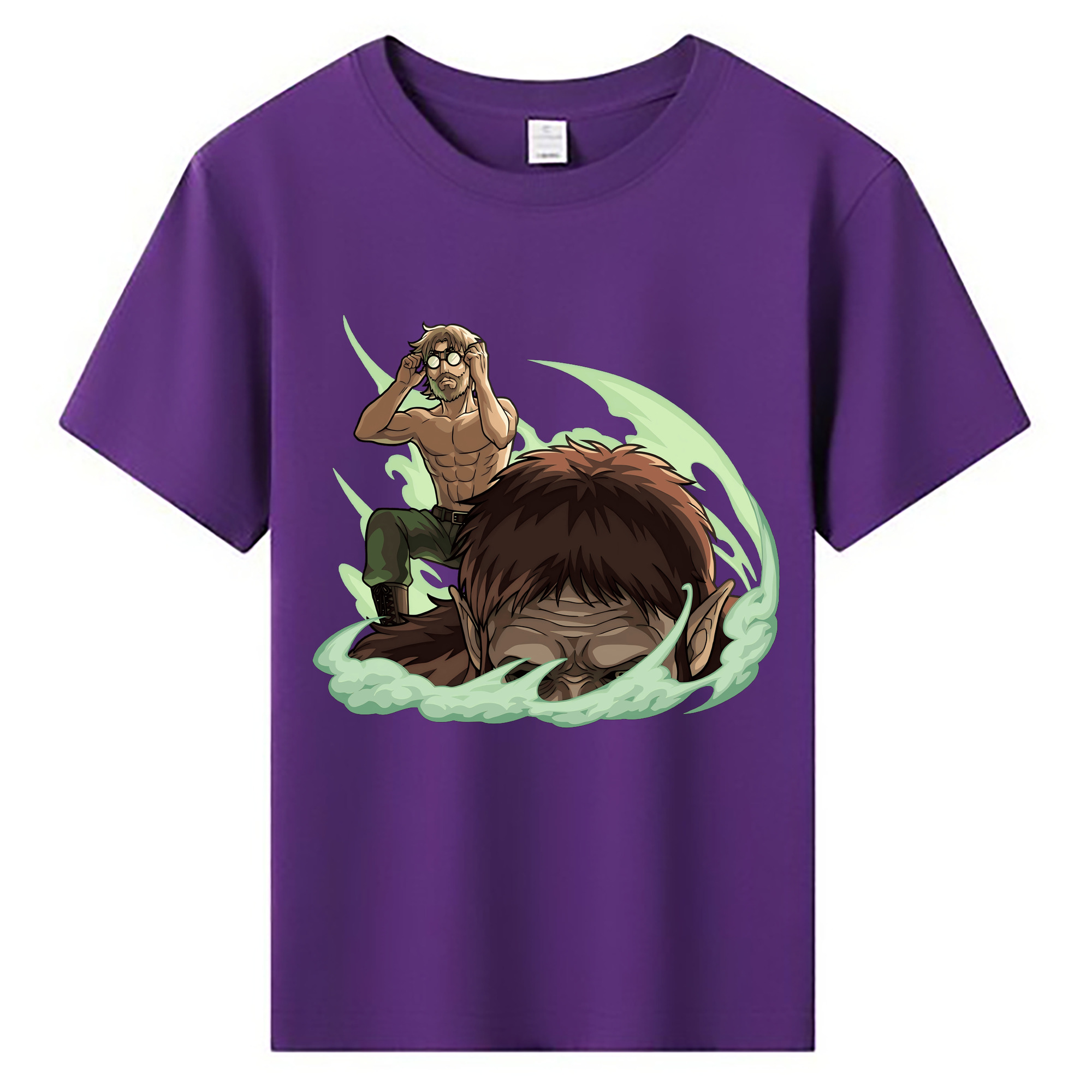 （画像用） 進撃の巨人 Attack on Titan 綿100％キッズTシャツ（フロントプリント）