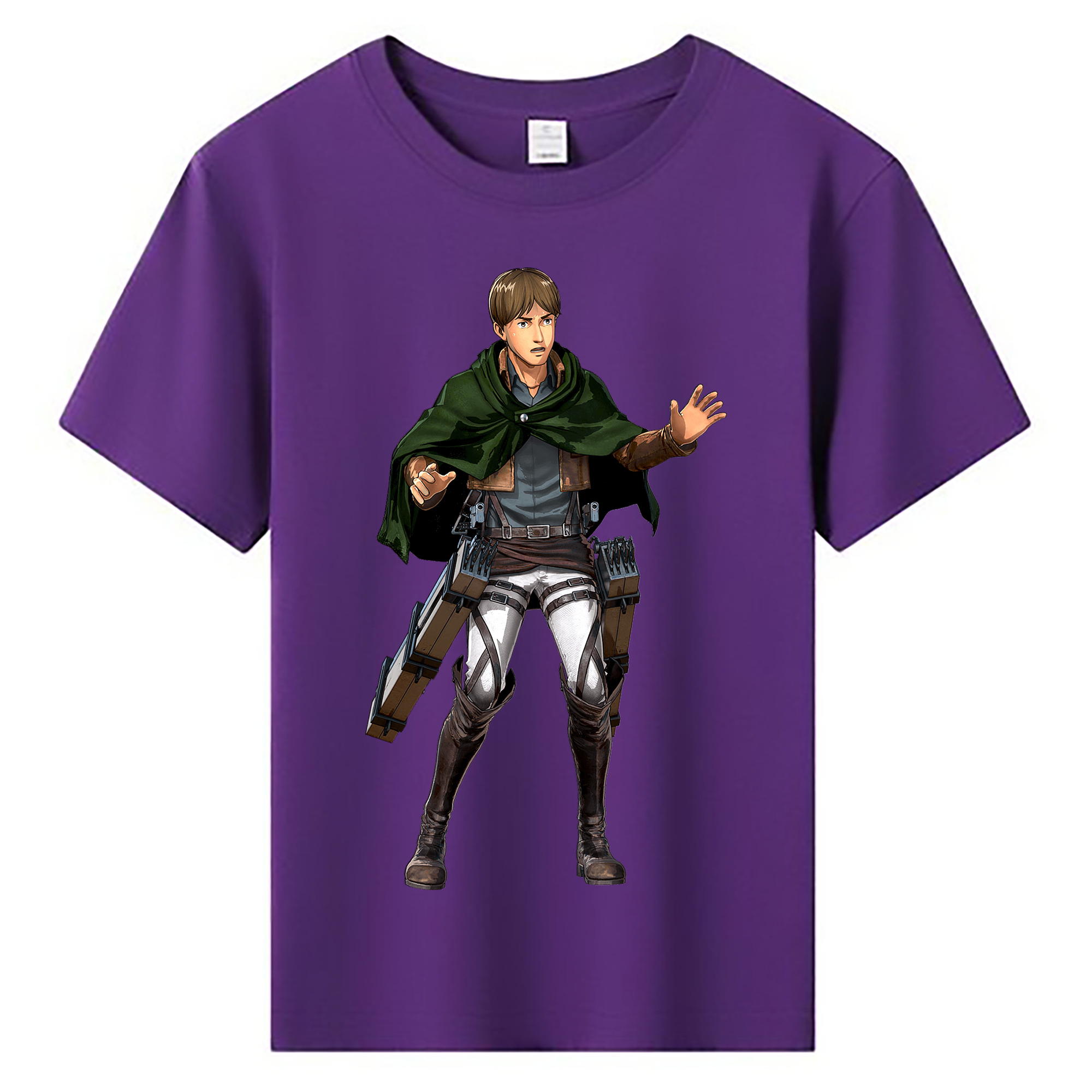 （画像用） 進撃の巨人 Attack on Titan 綿100％キッズTシャツ（フロントプリント）
