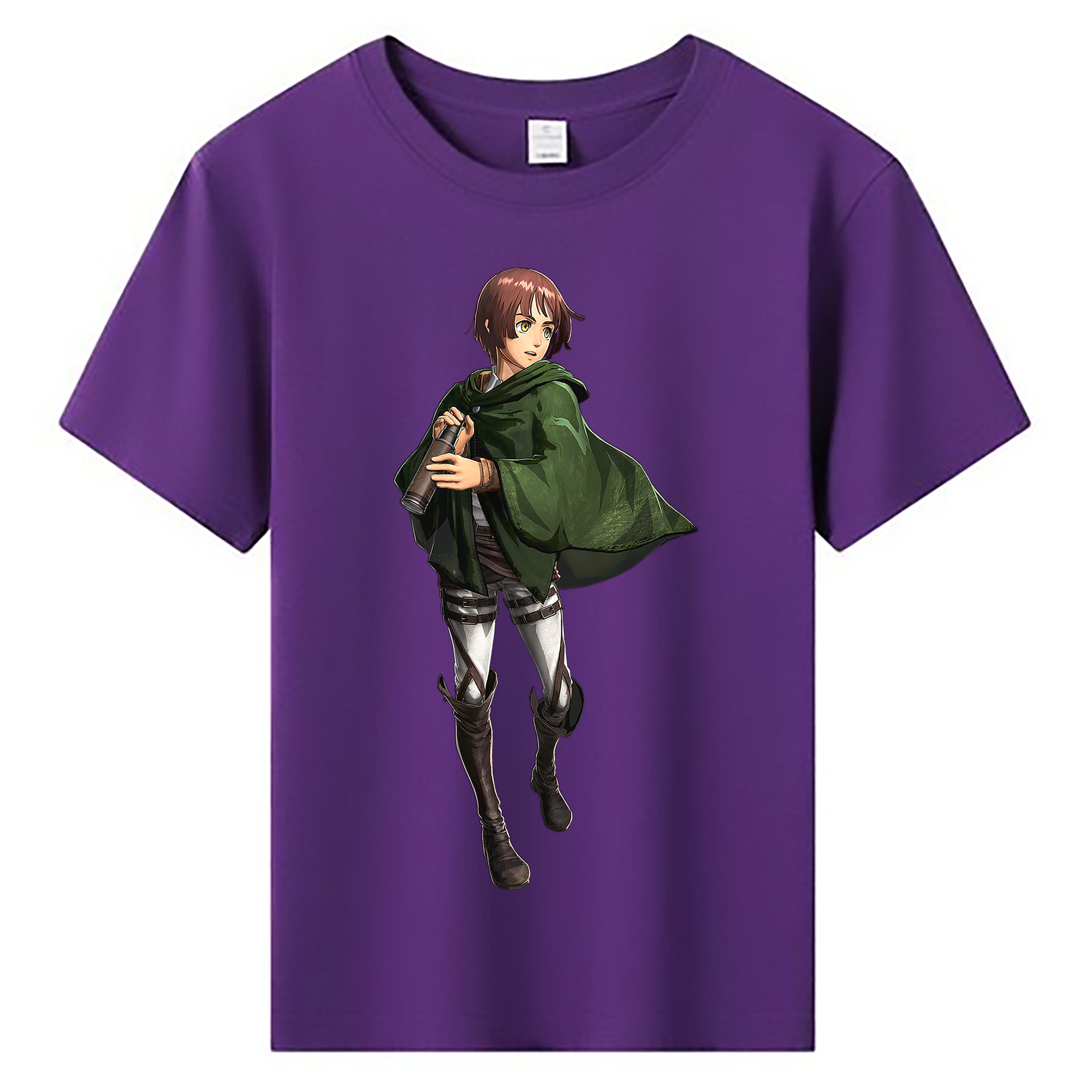 （画像用） 進撃の巨人 Attack on Titan 綿100％キッズTシャツ（フロントプリント）