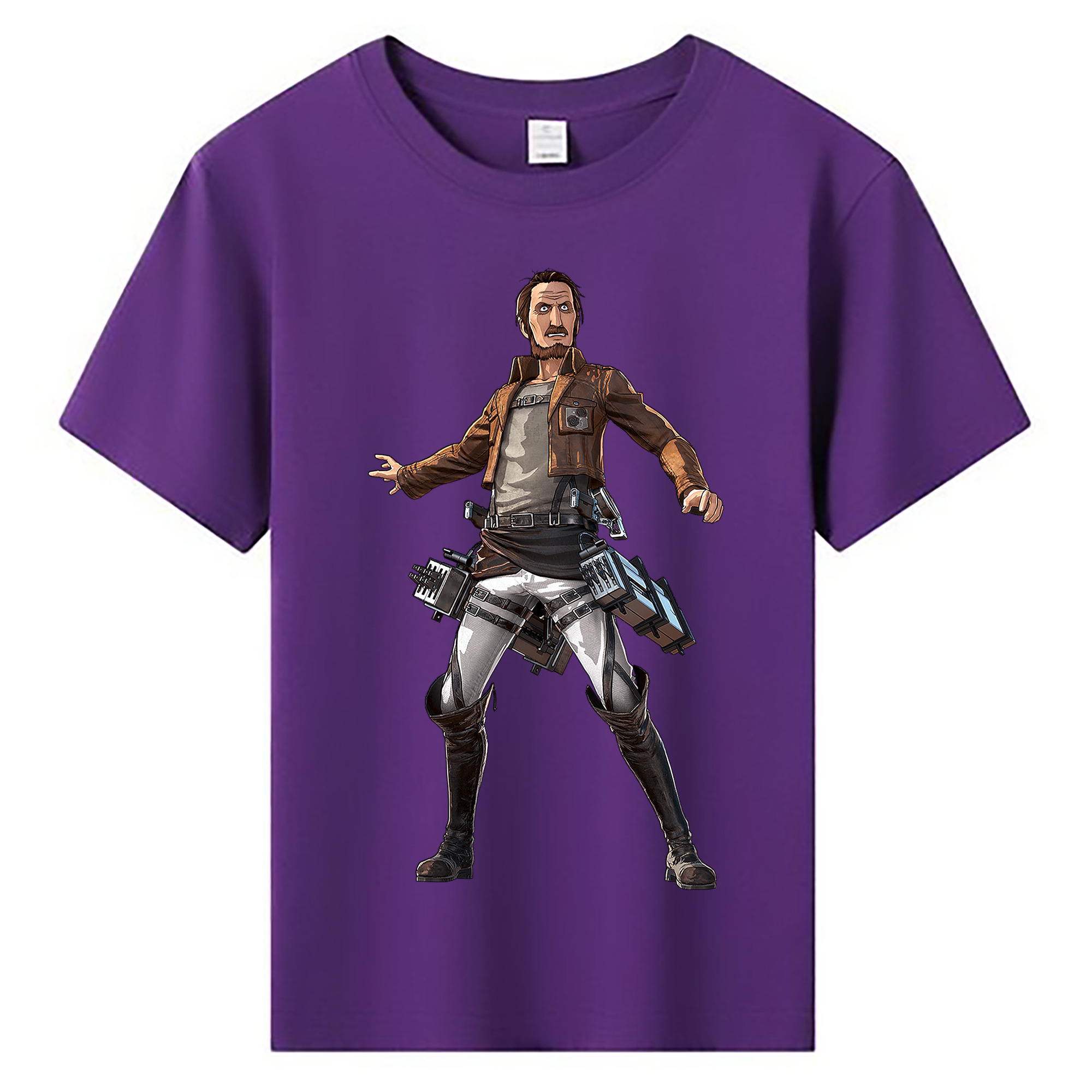 （画像用） 進撃の巨人 Attack on Titan 綿100％キッズTシャツ（フロントプリント）