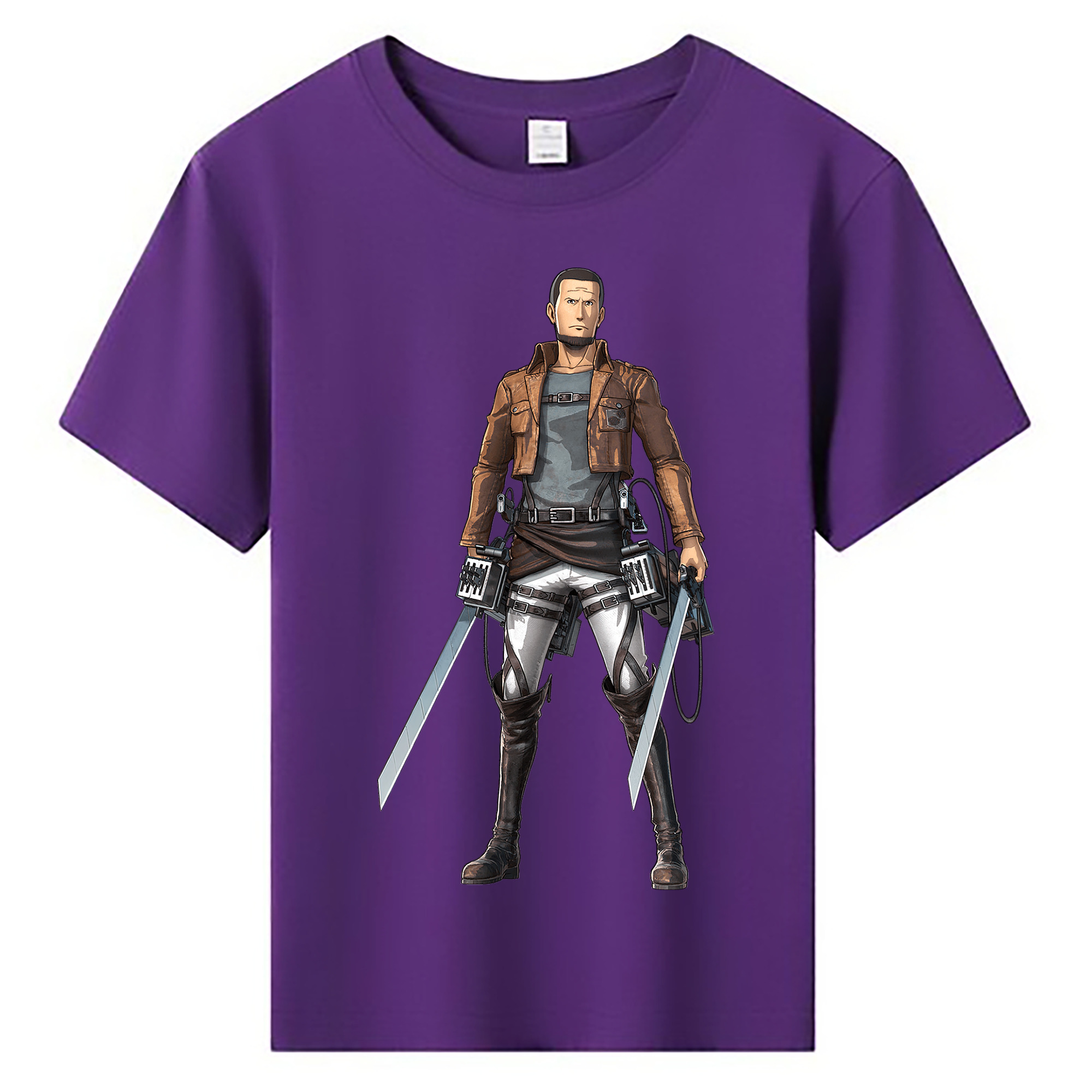 （画像用） 進撃の巨人 Attack on Titan 綿100％キッズTシャツ（フロントプリント）