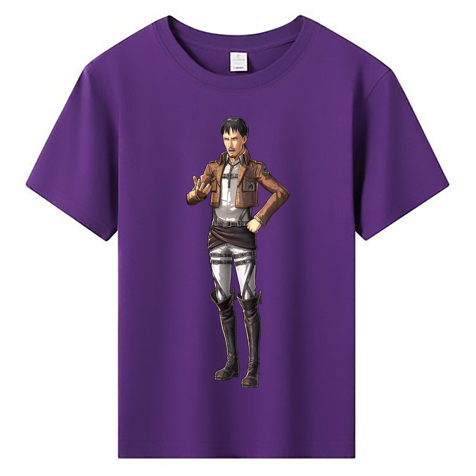 （画像用） 進撃の巨人 Attack on Titan 綿100％キッズTシャツ（フロントプリント）