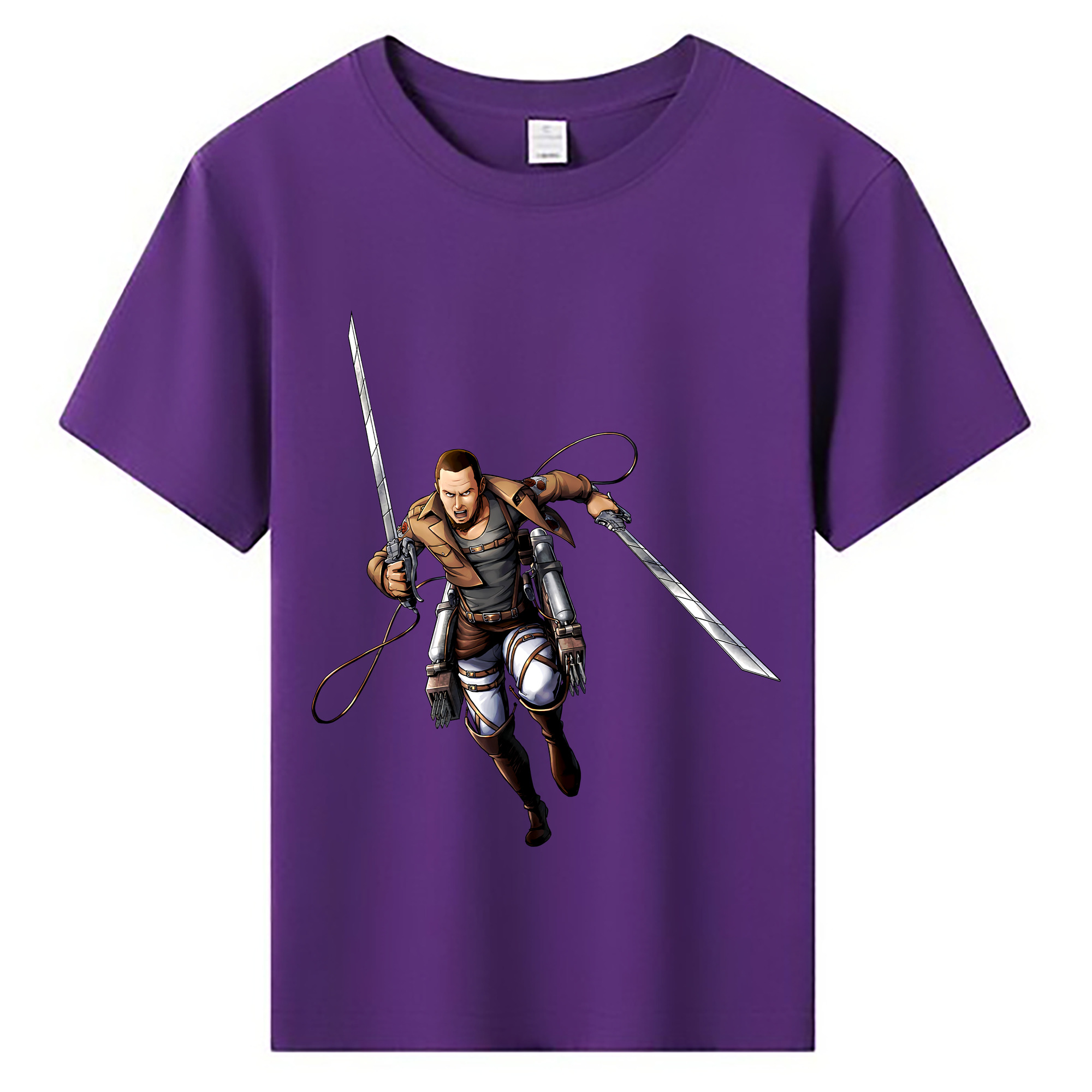 （画像用） 進撃の巨人 Attack on Titan 綿100％キッズTシャツ（フロントプリント）