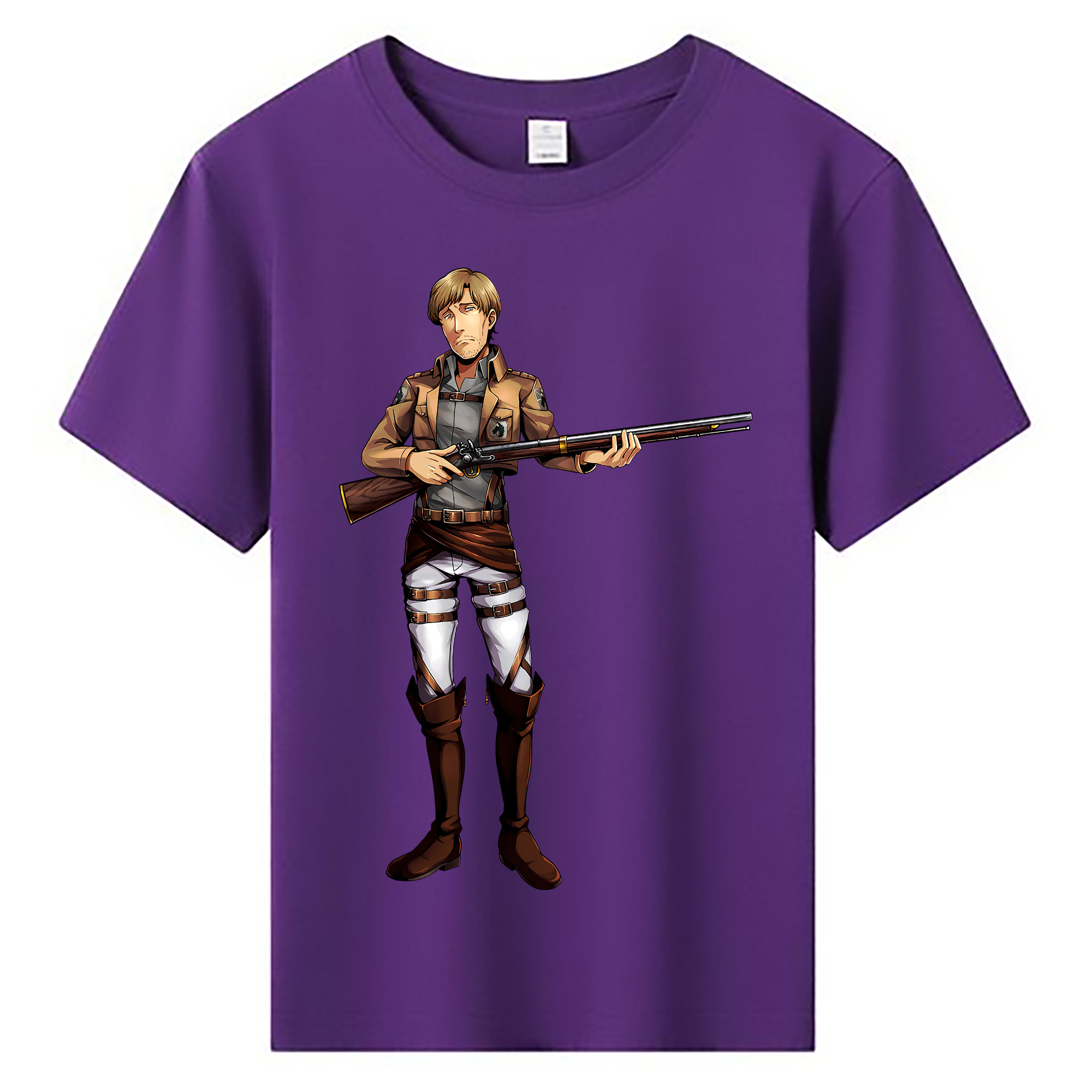 （画像用） 進撃の巨人 Attack on Titan 綿100％キッズTシャツ（フロントプリント）