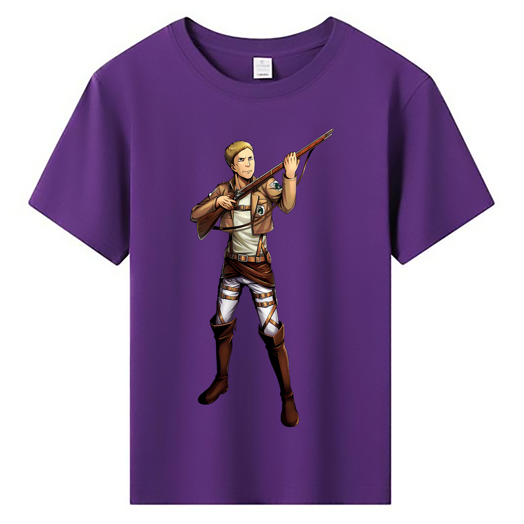 （画像用） 進撃の巨人 Attack on Titan 綿100％キッズTシャツ（フロントプリント）