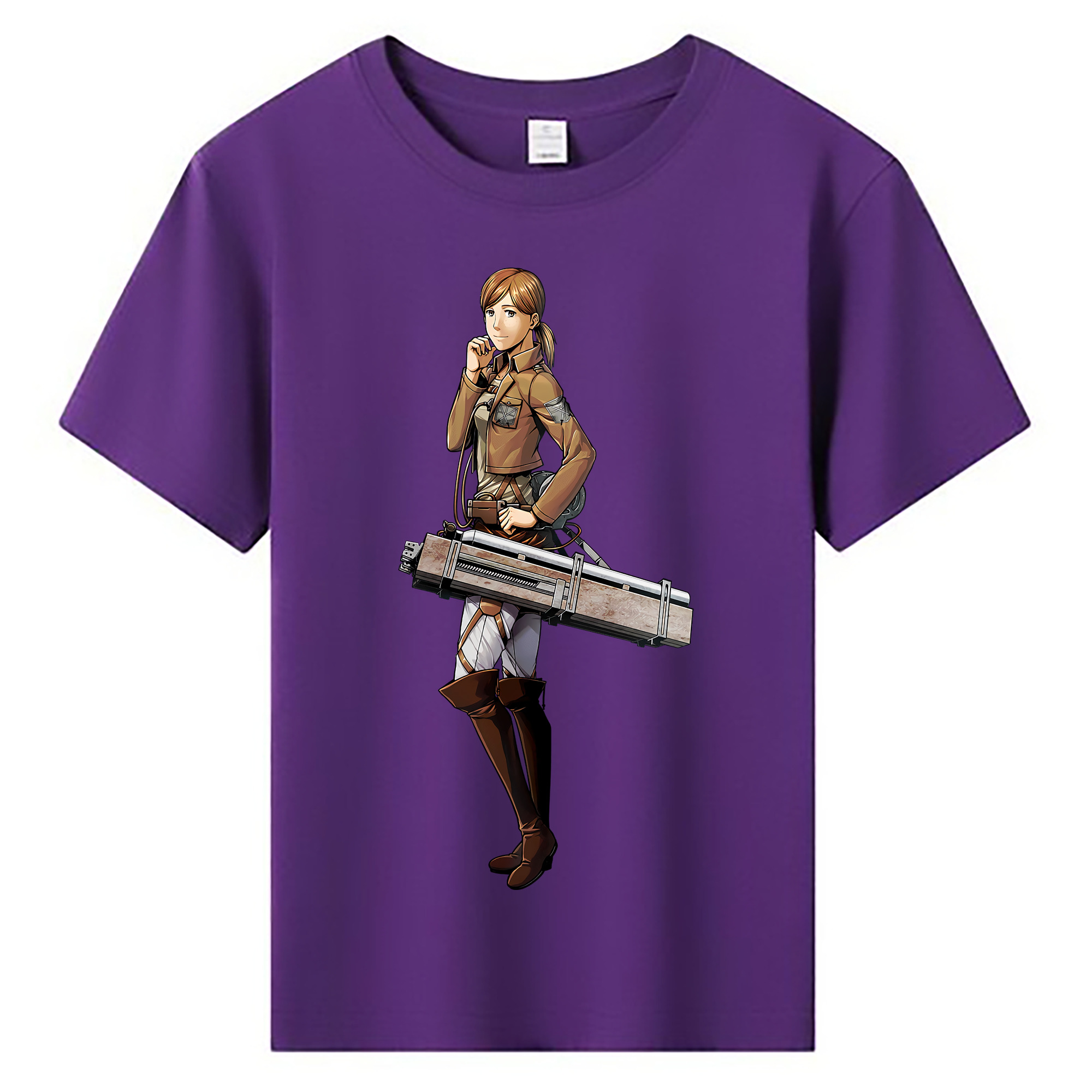 （画像用） 進撃の巨人 Attack on Titan 綿100％キッズTシャツ（フロントプリント）