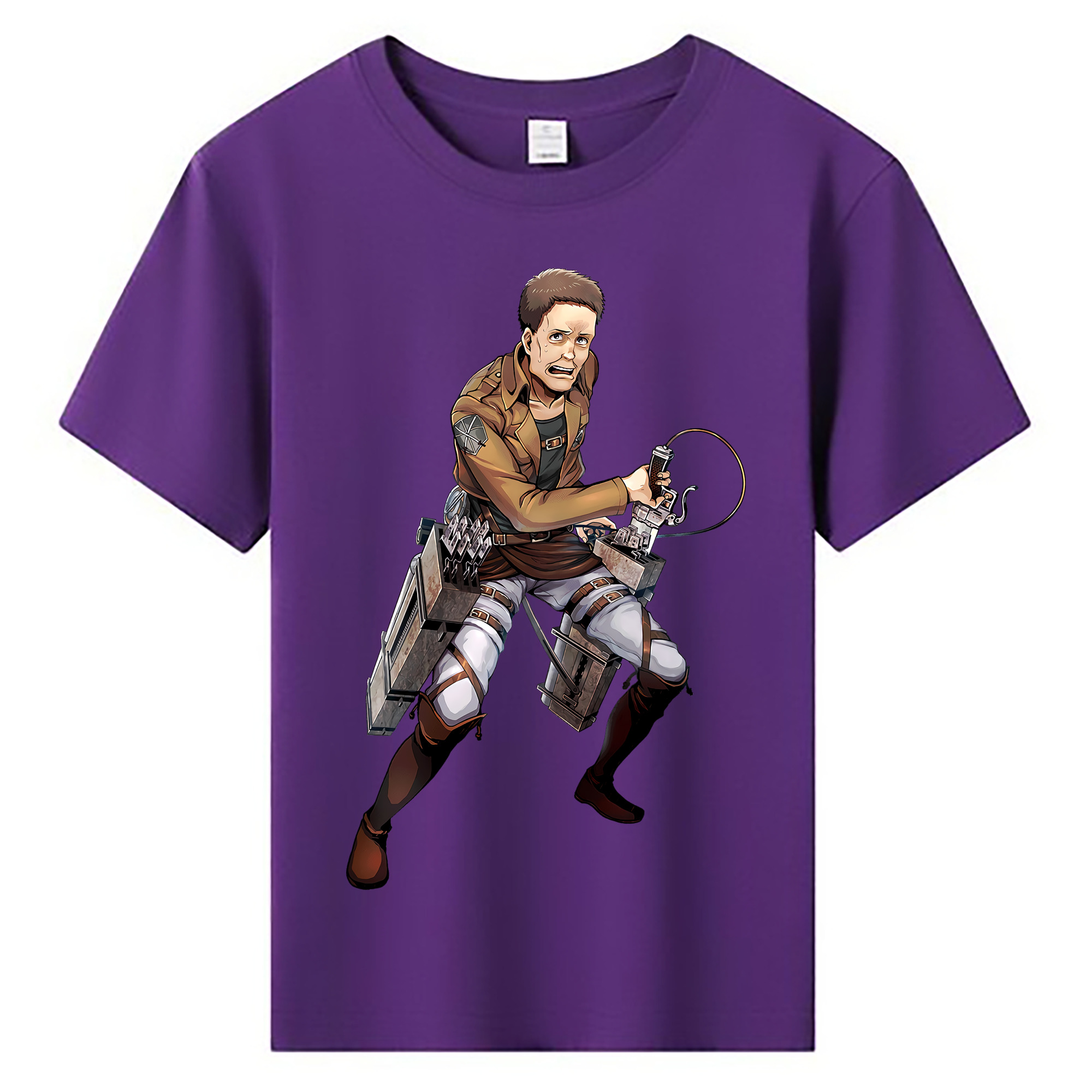 （画像用） 進撃の巨人 Attack on Titan 綿100％キッズTシャツ（フロントプリント）