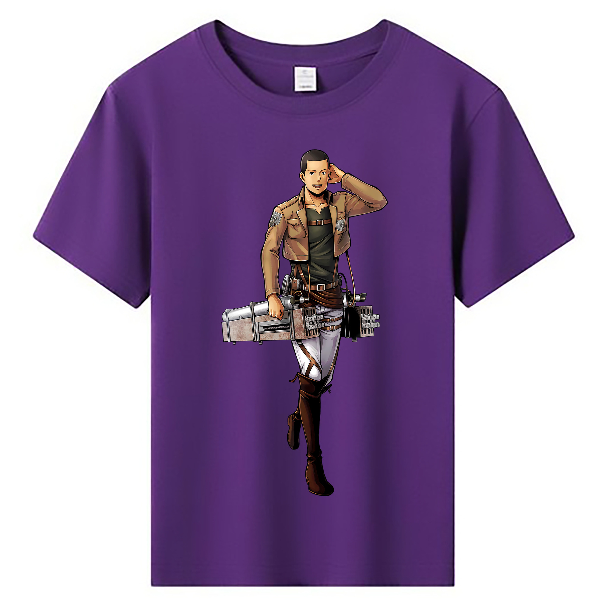 （画像用） 進撃の巨人 Attack on Titan 綿100％キッズTシャツ（フロントプリント）