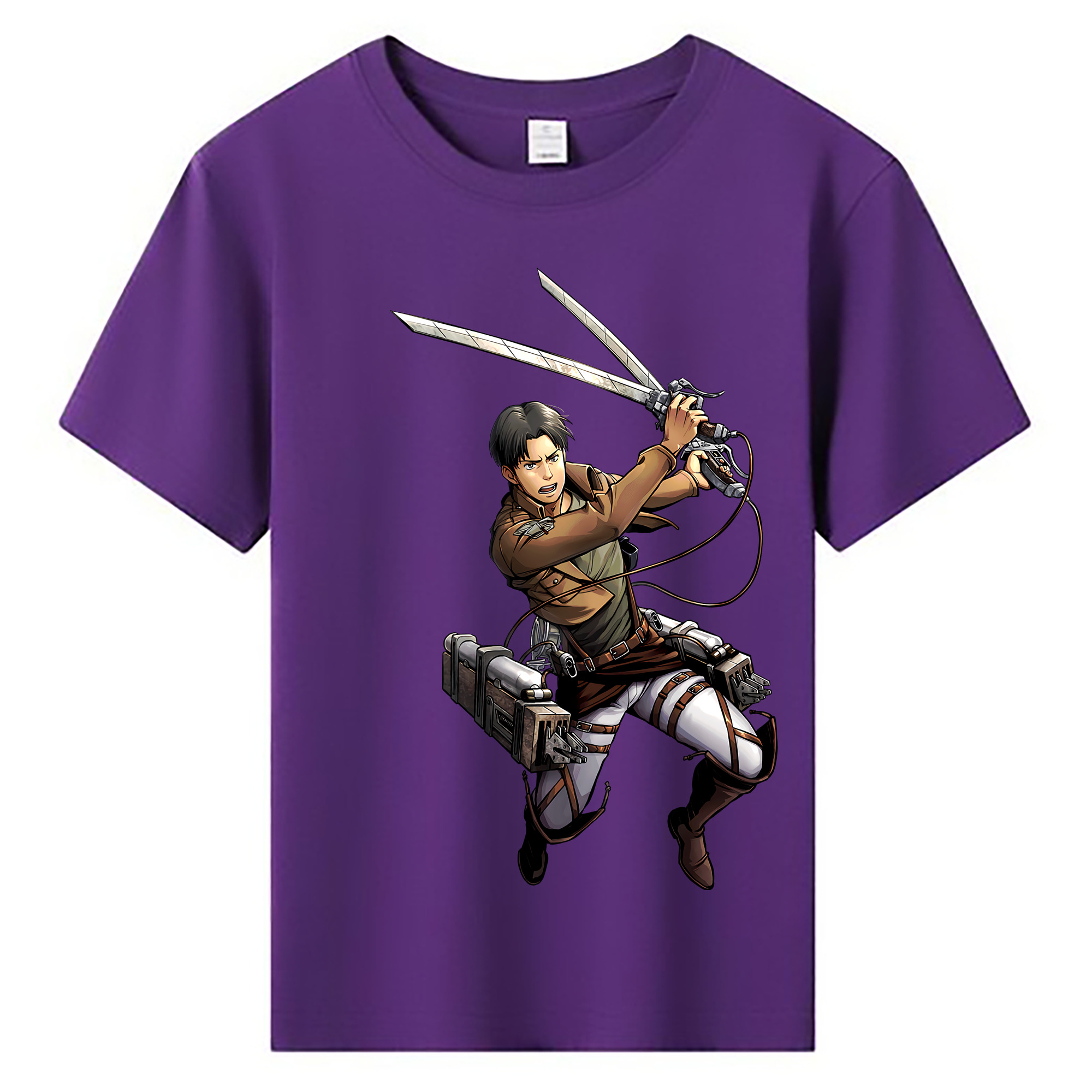 （画像用） 進撃の巨人 Attack on Titan 綿100％キッズTシャツ（フロントプリント）