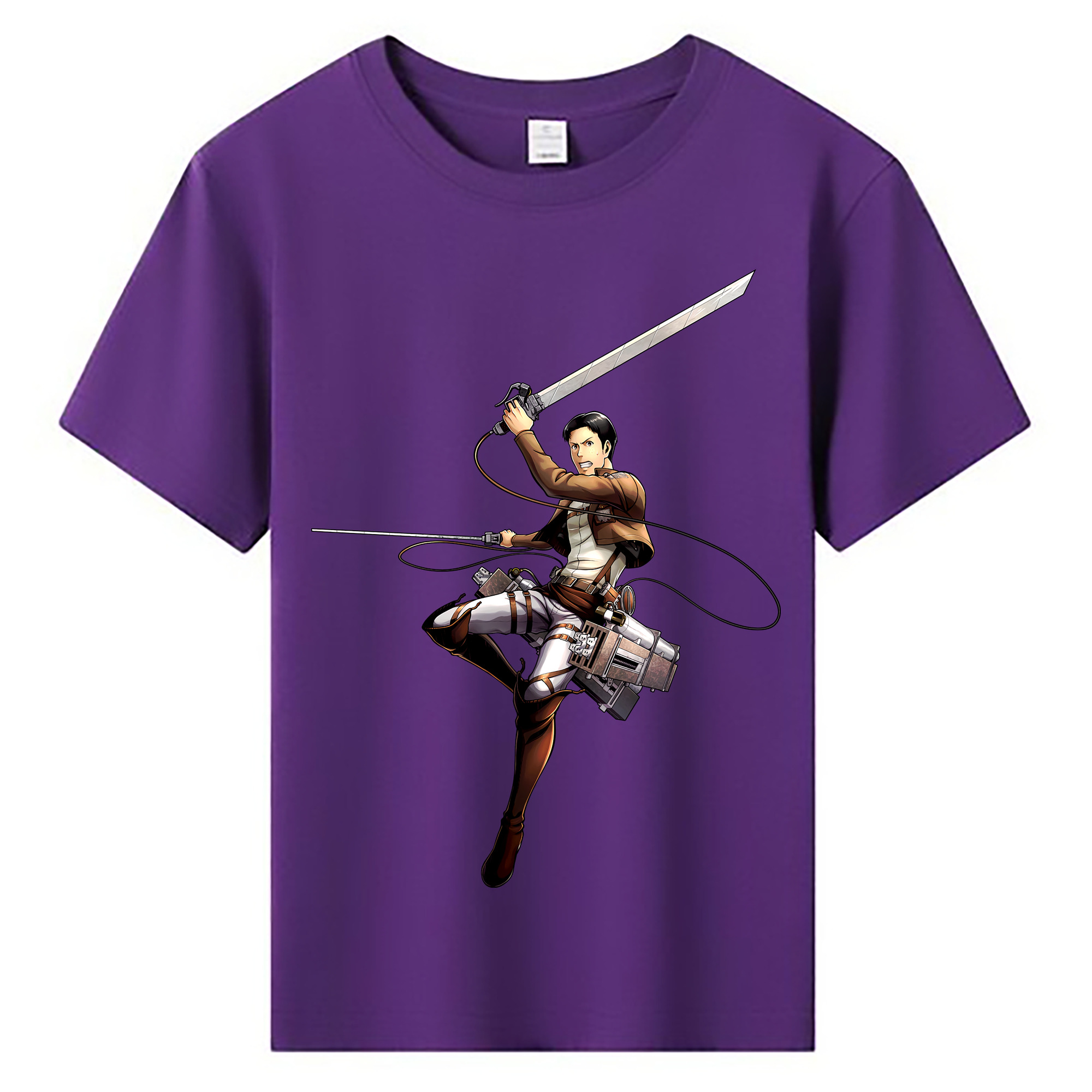 （画像用） 進撃の巨人 Attack on Titan 綿100％キッズTシャツ（フロントプリント）