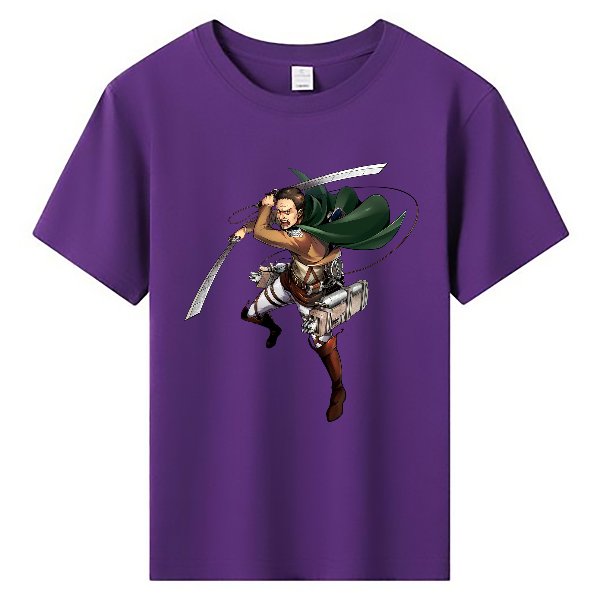 （画像用） 進撃の巨人 Attack on Titan 綿100％キッズTシャツ（フロントプリント）