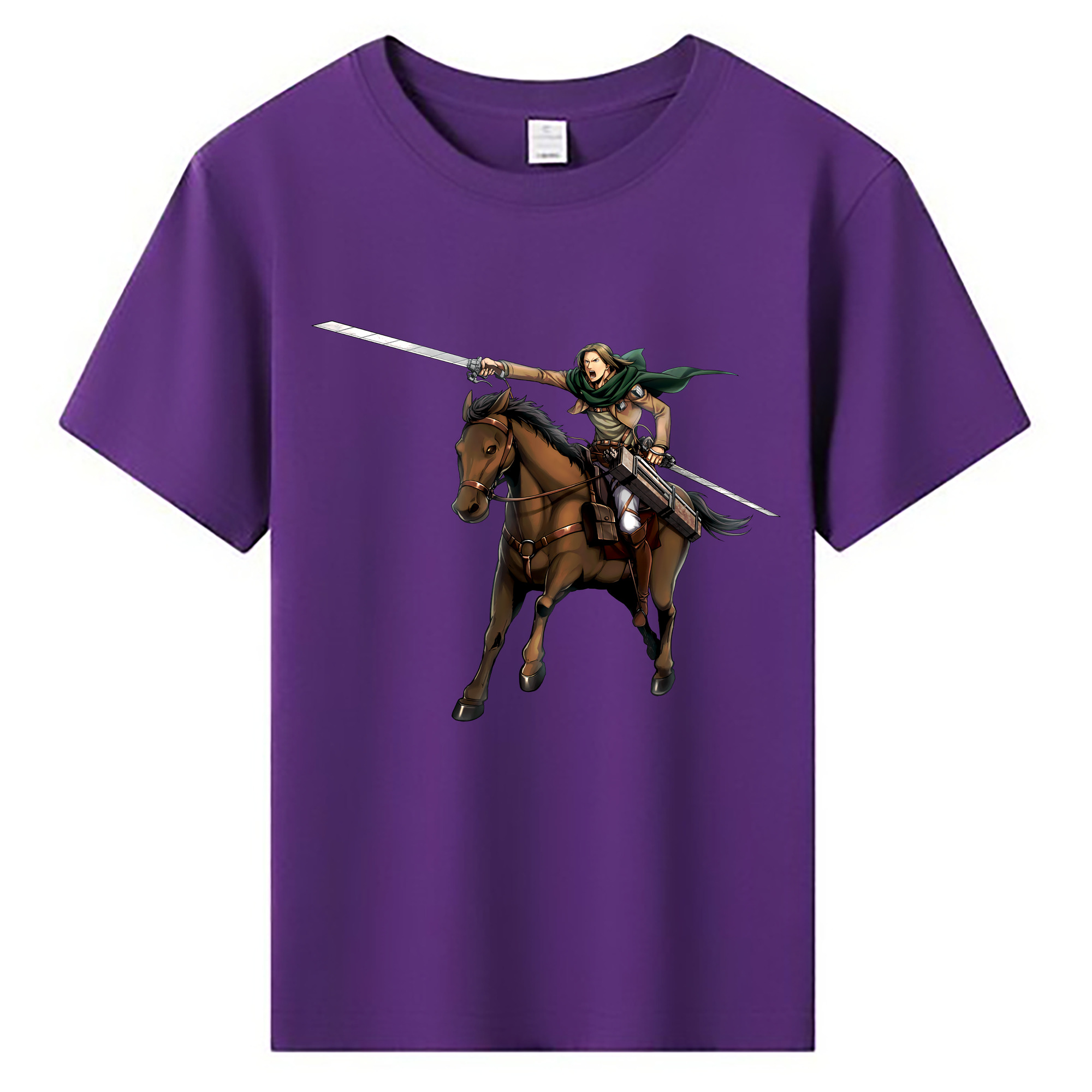 （画像用） 進撃の巨人 Attack on Titan 綿100％キッズTシャツ（フロントプリント）