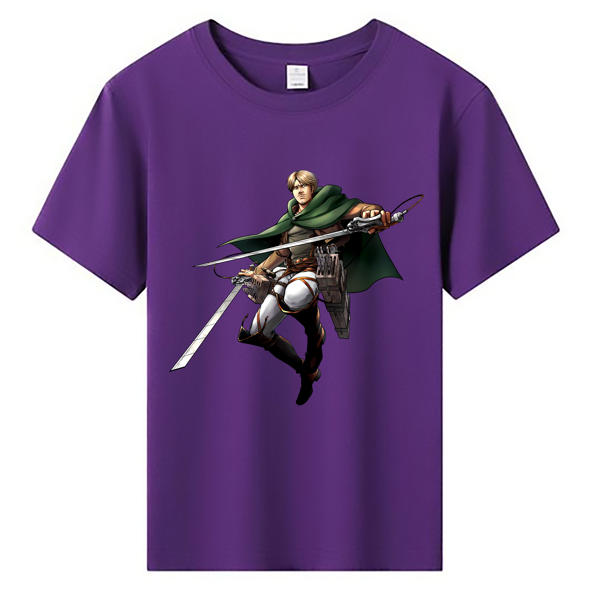 （画像用） 進撃の巨人 Attack on Titan 綿100％キッズTシャツ（フロントプリント）