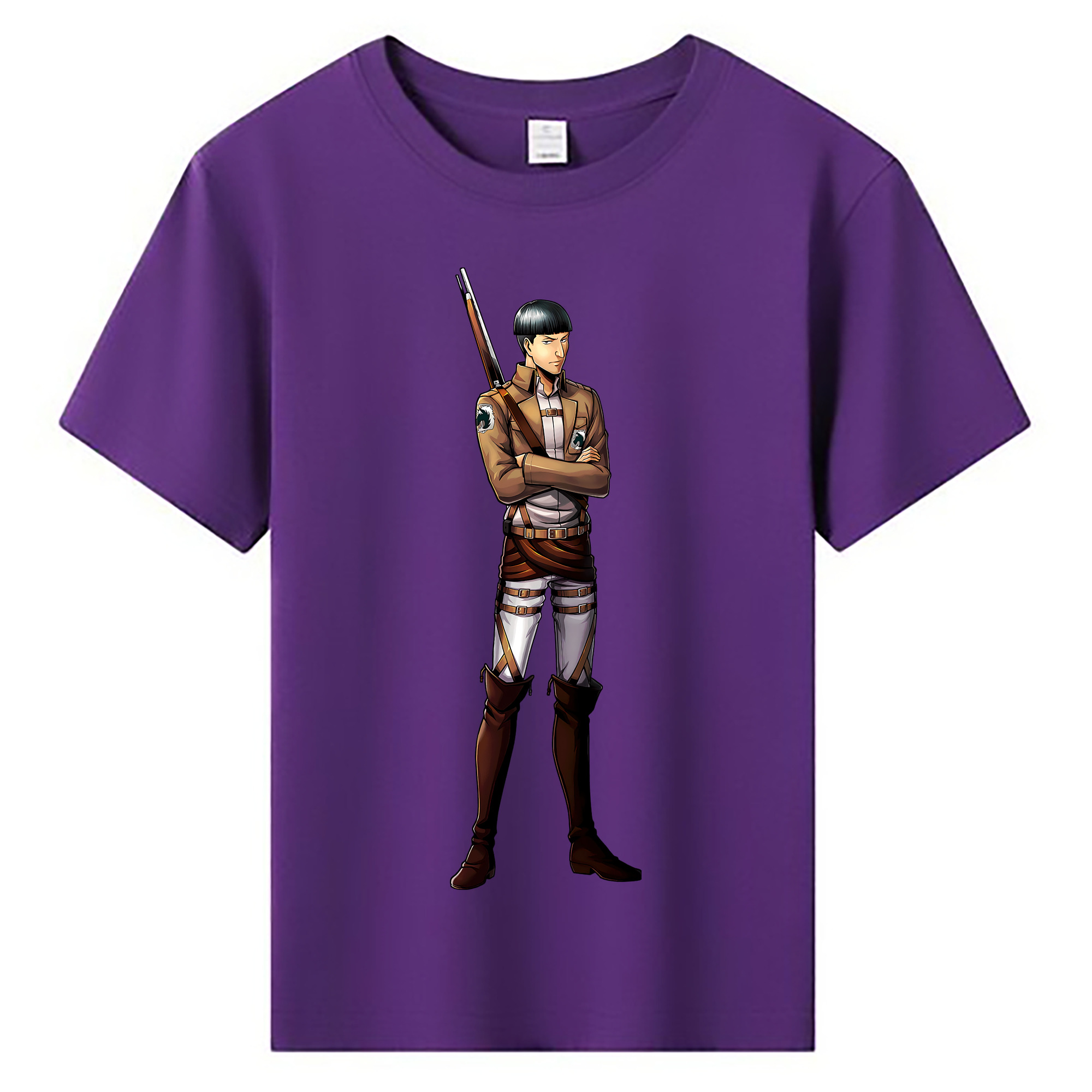 （画像用） 進撃の巨人 Attack on Titan 綿100％キッズTシャツ（フロントプリント）