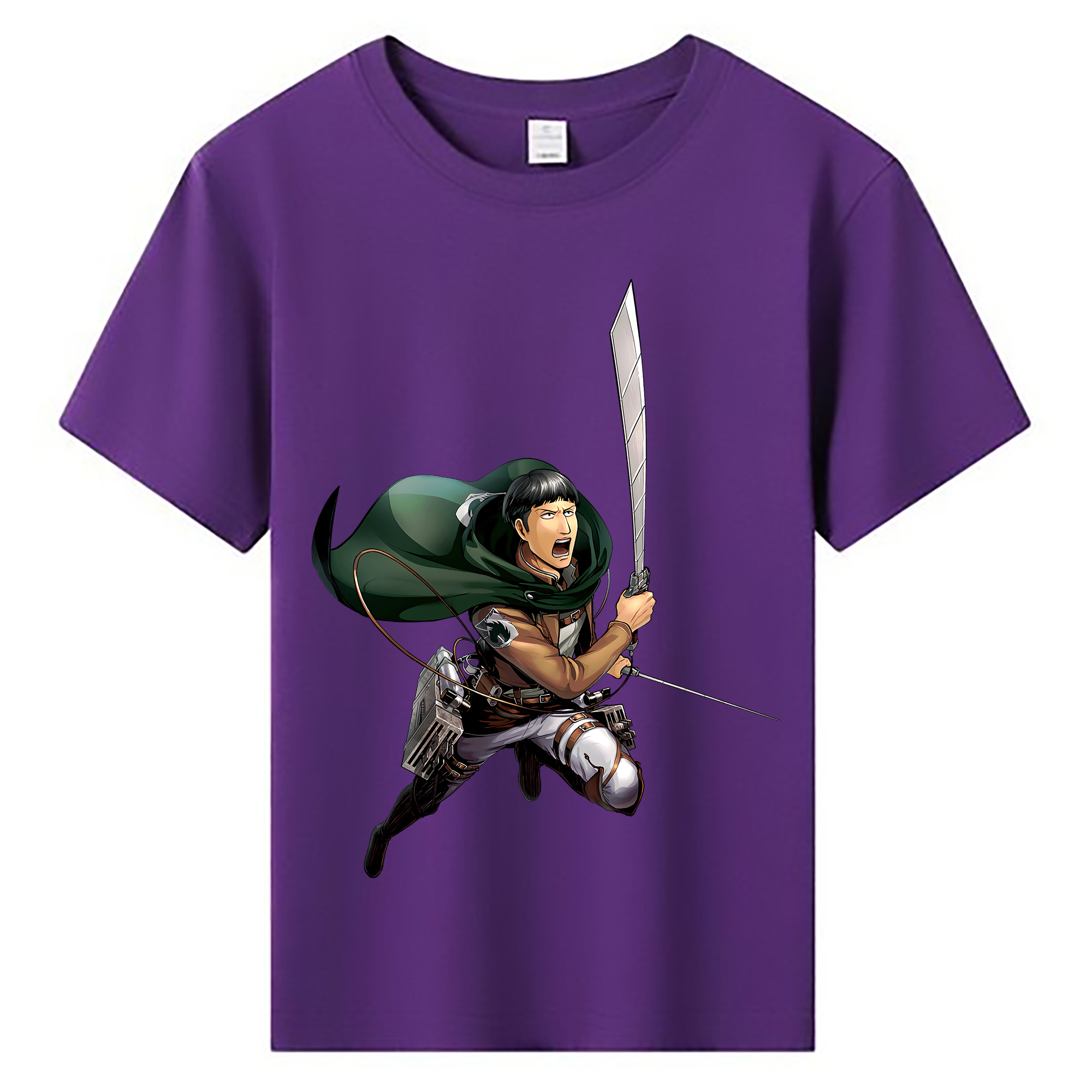 （画像用） 進撃の巨人 Attack on Titan 綿100％キッズTシャツ（フロントプリント）
