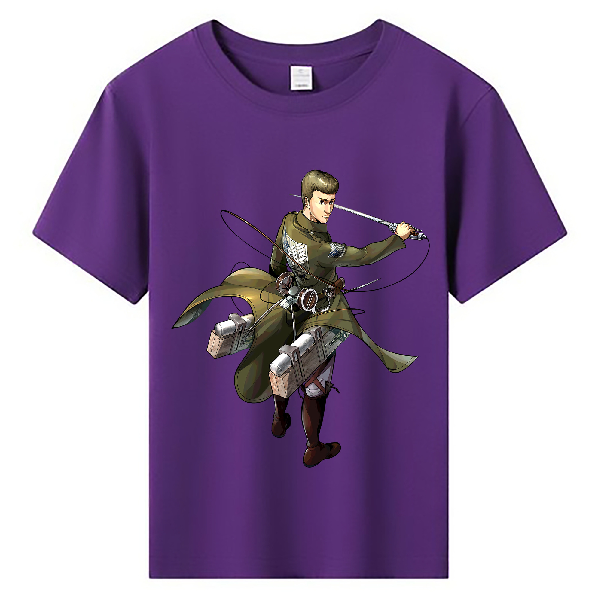 （画像用） 進撃の巨人 Attack on Titan 綿100％キッズTシャツ（フロントプリント）