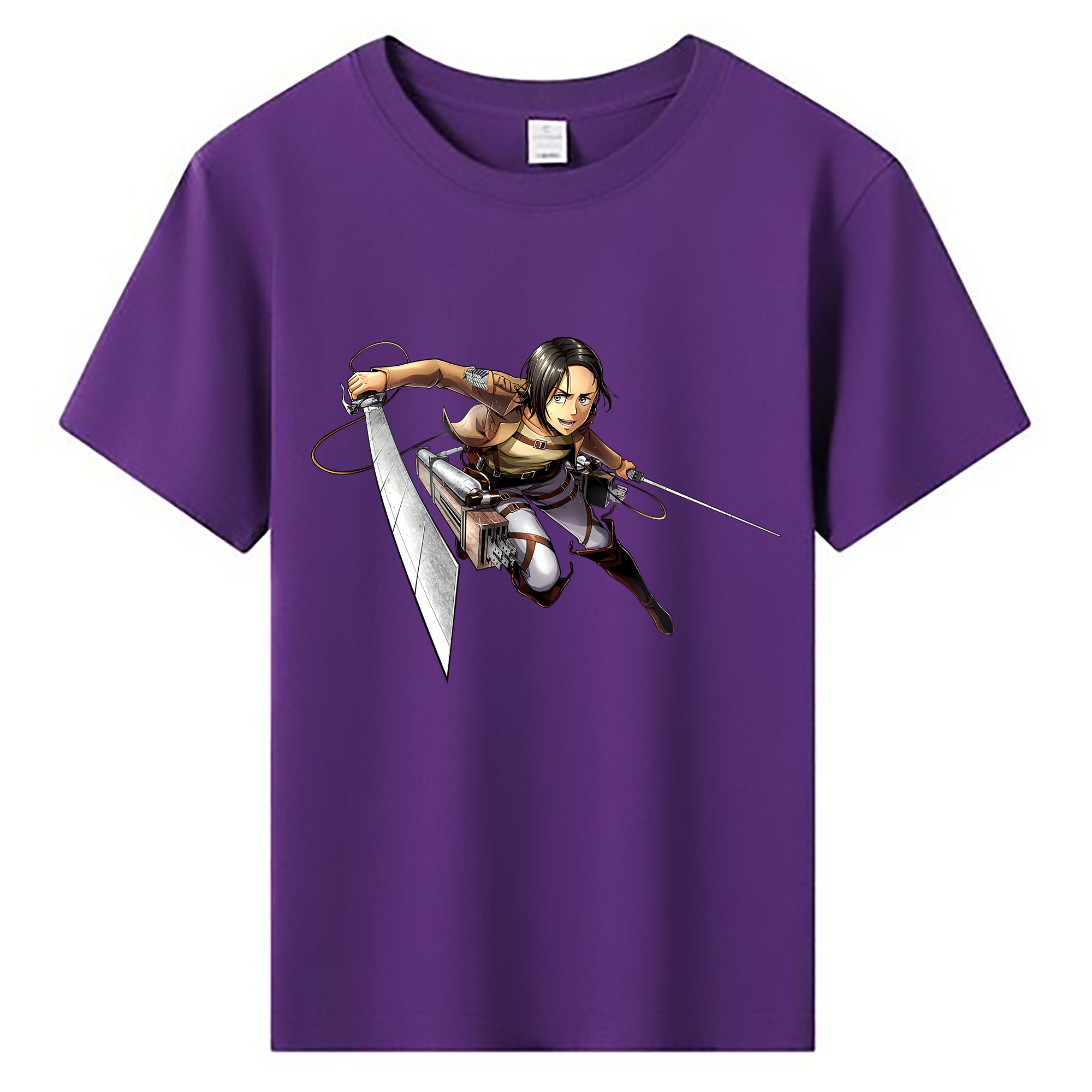 （画像用） 進撃の巨人 Attack on Titan 綿100％キッズTシャツ（フロントプリント）