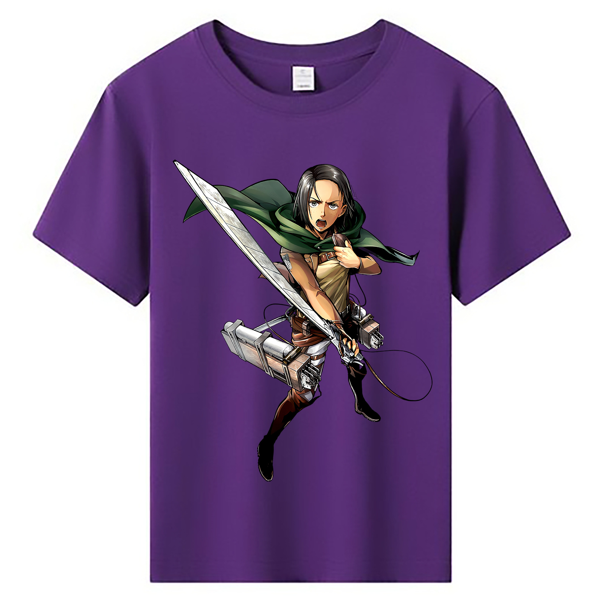 （画像用） 進撃の巨人 Attack on Titan 綿100％キッズTシャツ（フロントプリント）