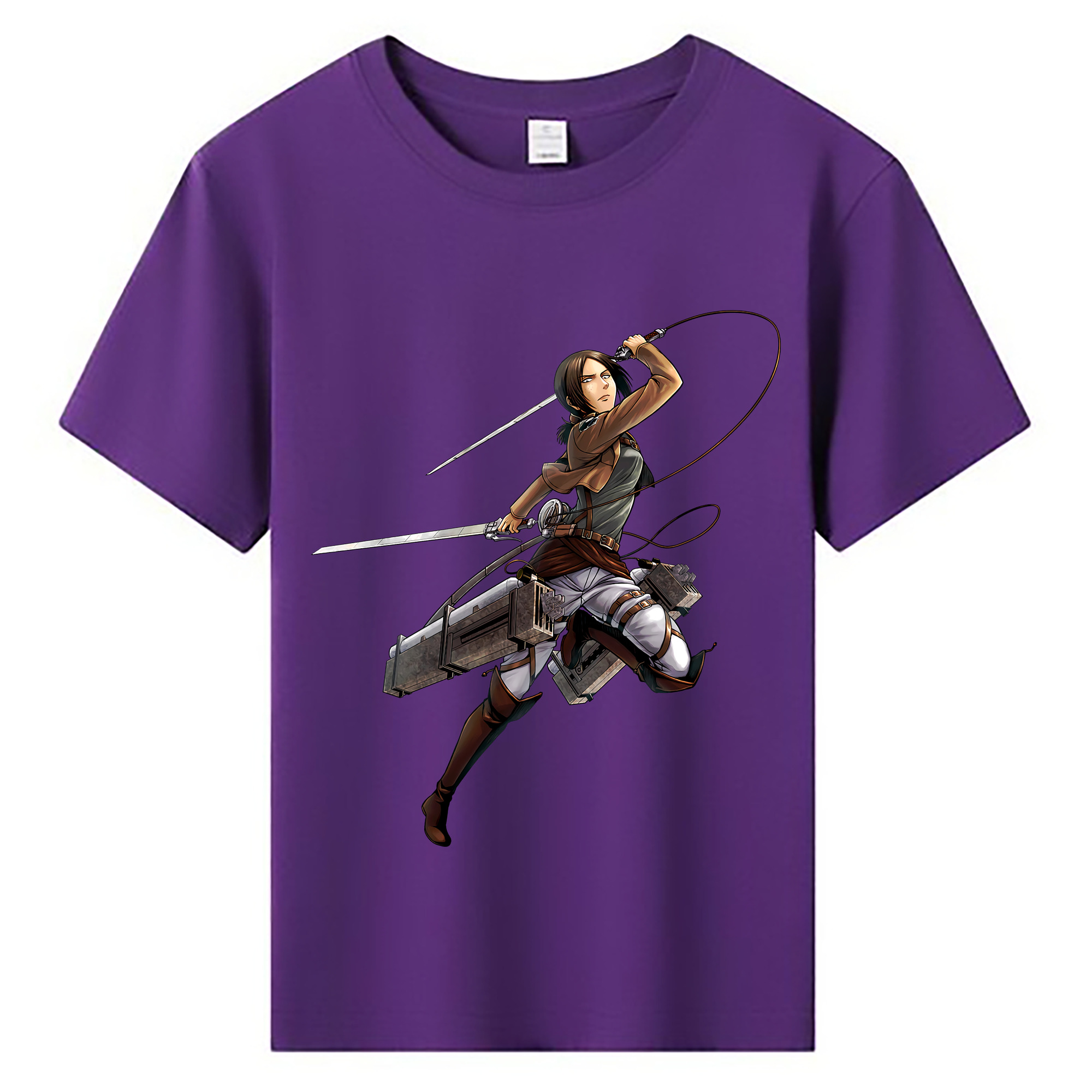 （画像用） 進撃の巨人 Attack on Titan 綿100％キッズTシャツ（フロントプリント）