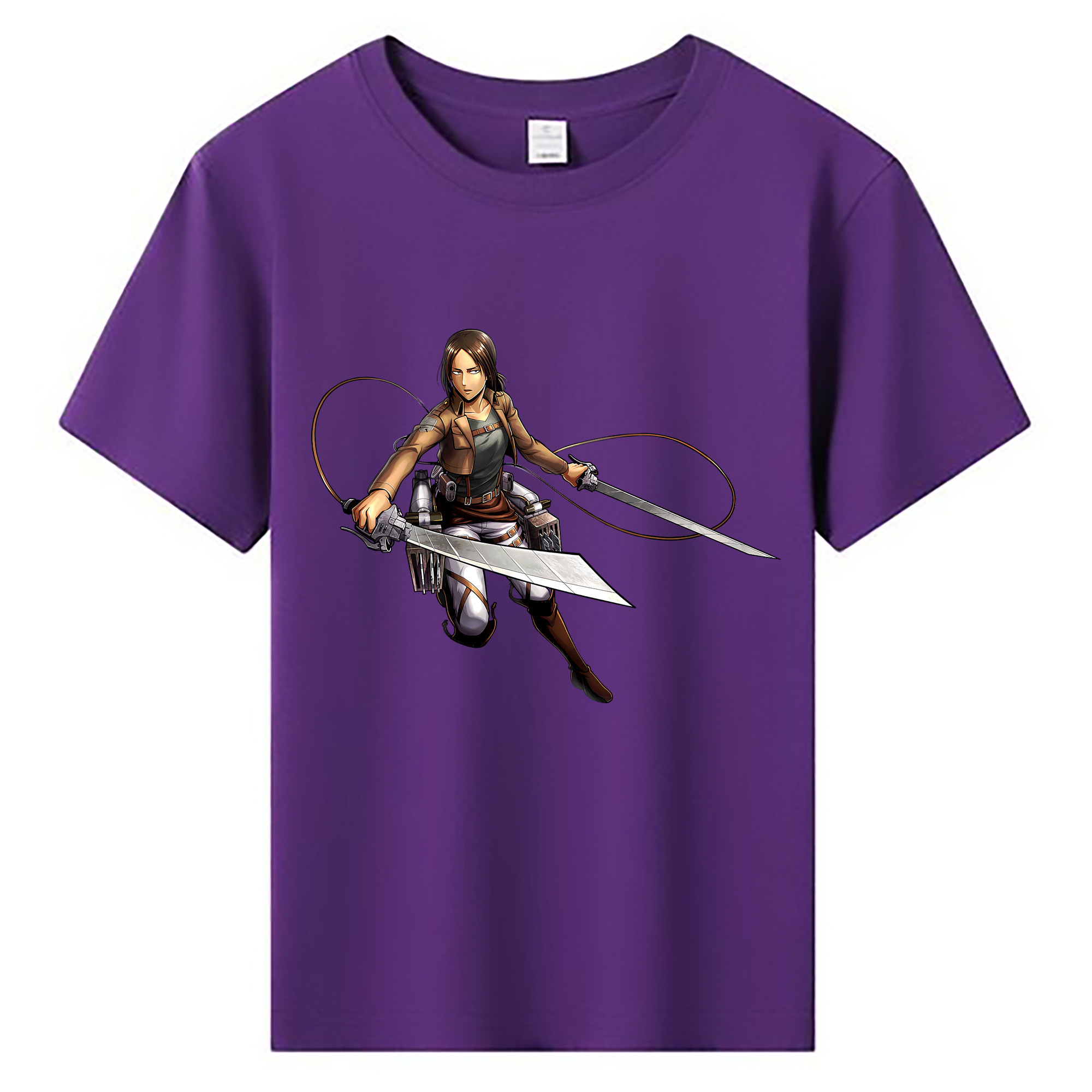 （画像用） 進撃の巨人 Attack on Titan 綿100％キッズTシャツ（フロントプリント）