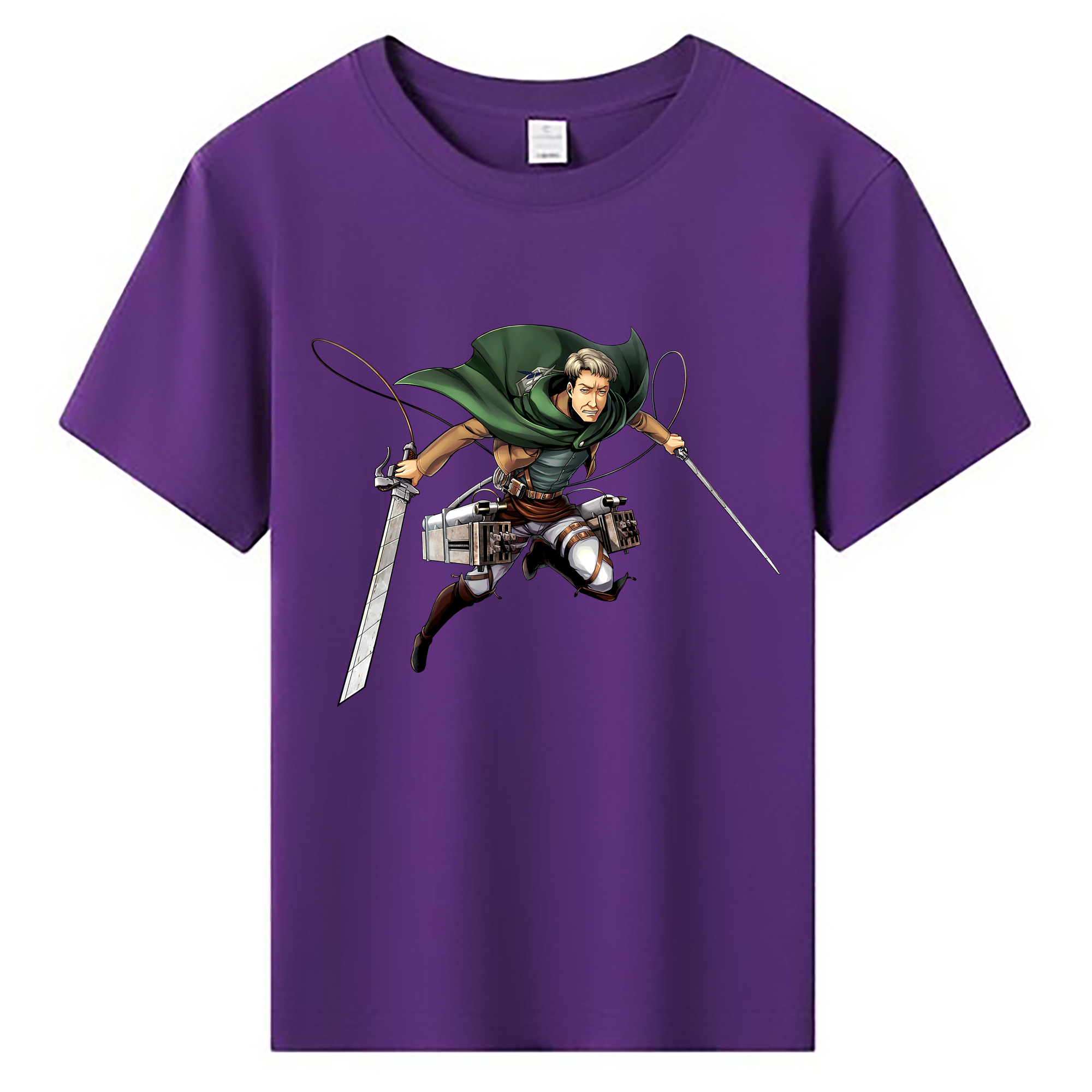 （画像用） 進撃の巨人 Attack on Titan 綿100％キッズTシャツ（フロントプリント）