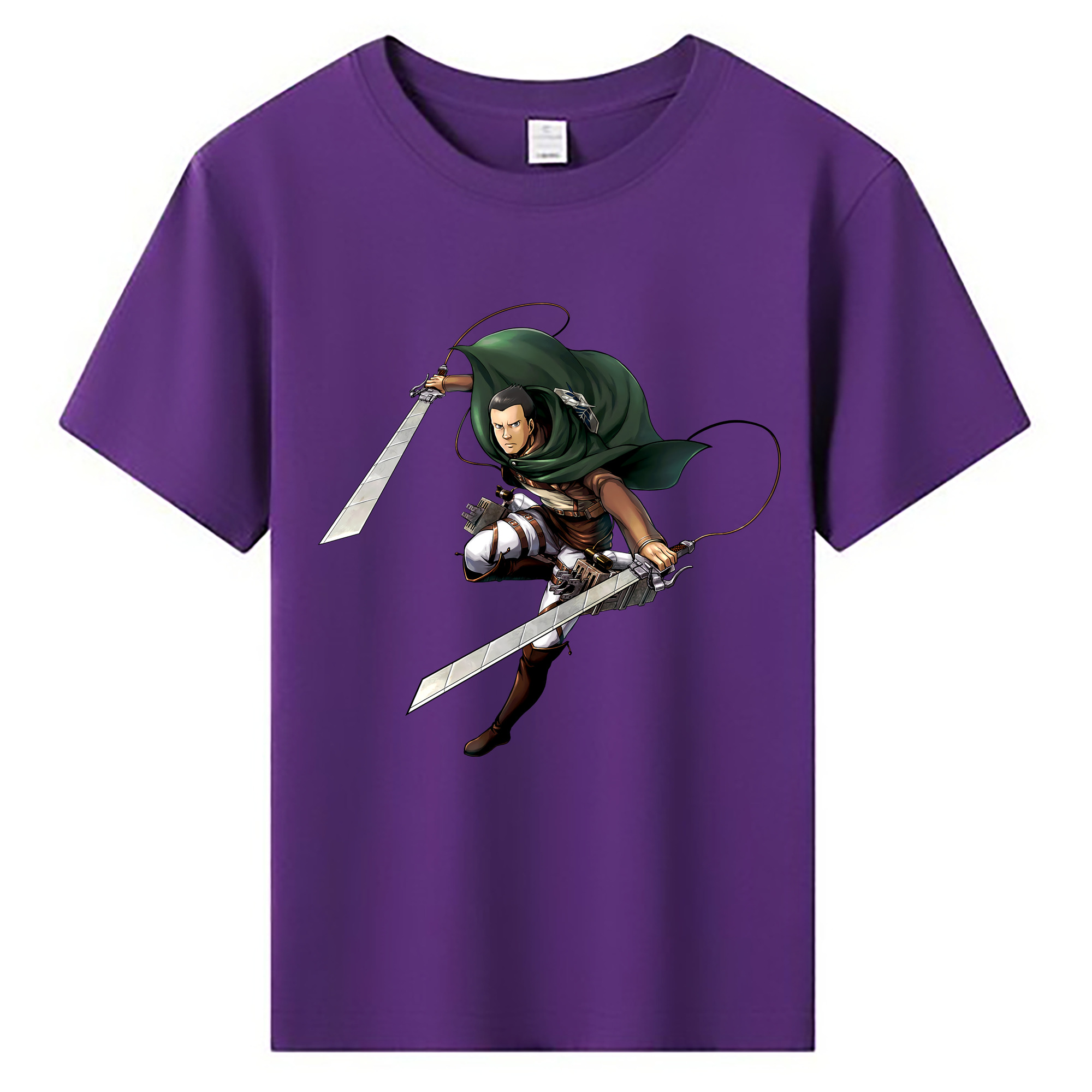 （画像用） 進撃の巨人 Attack on Titan 綿100％キッズTシャツ（フロントプリント）
