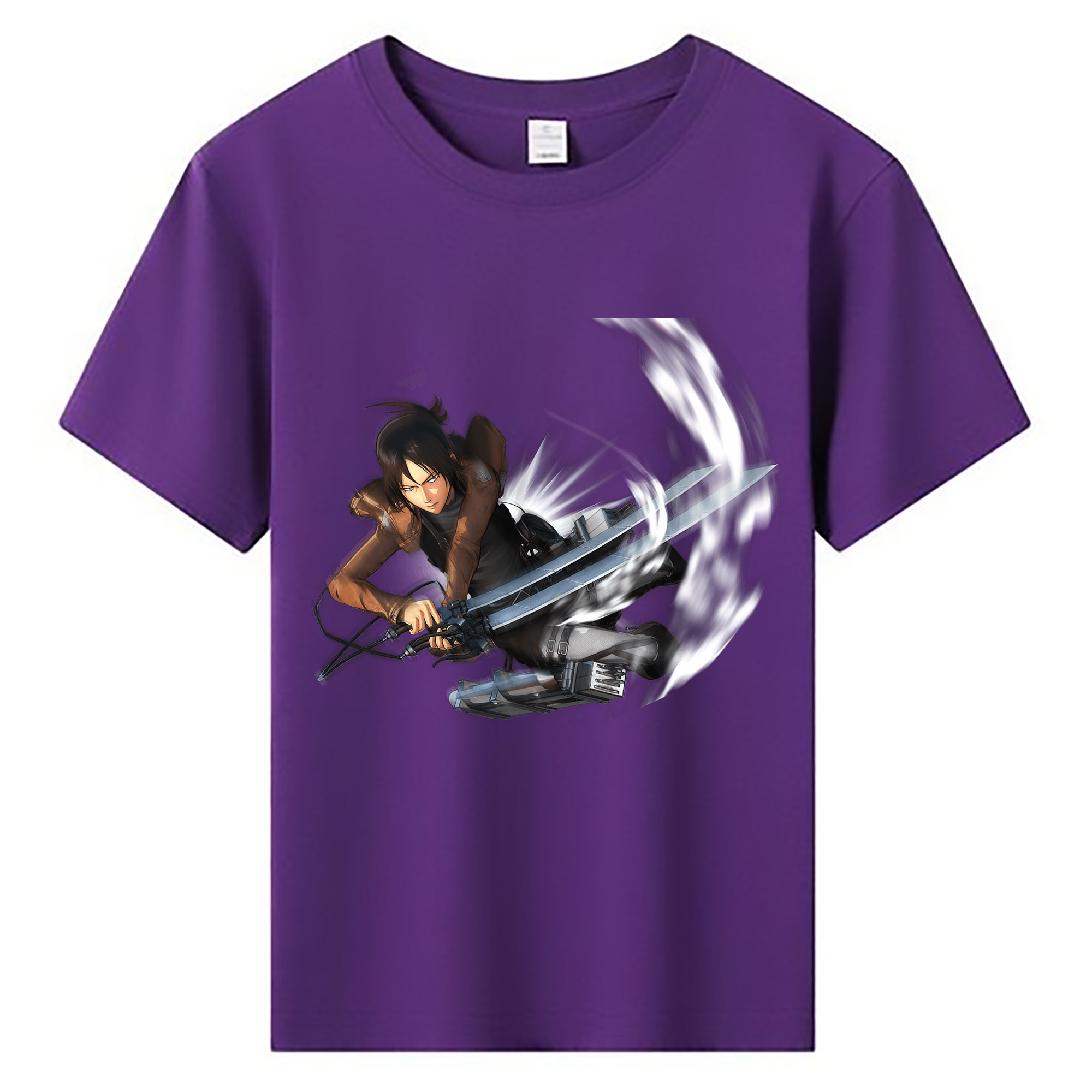 （画像用） 進撃の巨人 Attack on Titan 綿100％キッズTシャツ（フロントプリント）